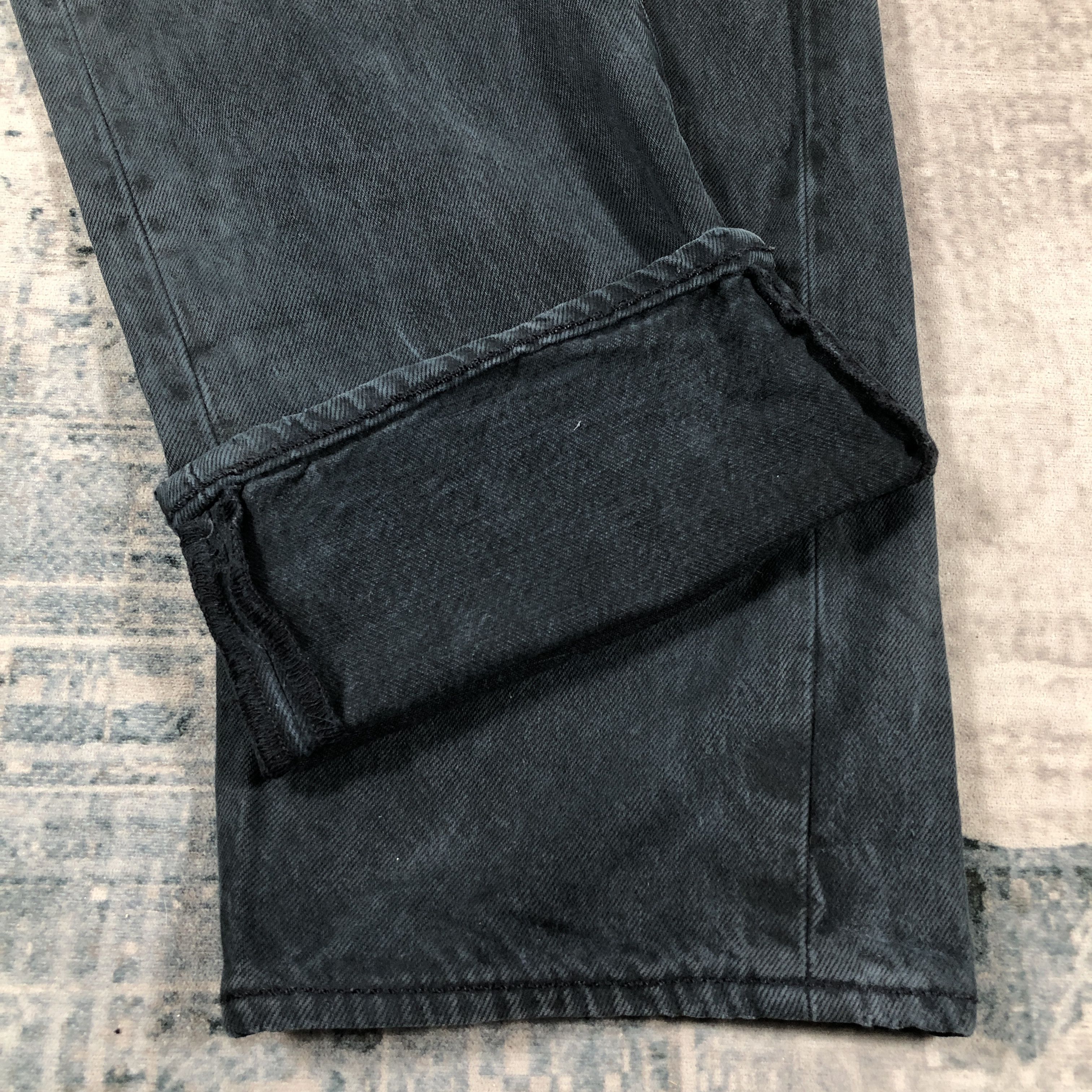 Levi's × Vintage Vintage Levis 501 Jeans Faded Black Denim Size US 34 / EU 50 - 7 Thumbnail