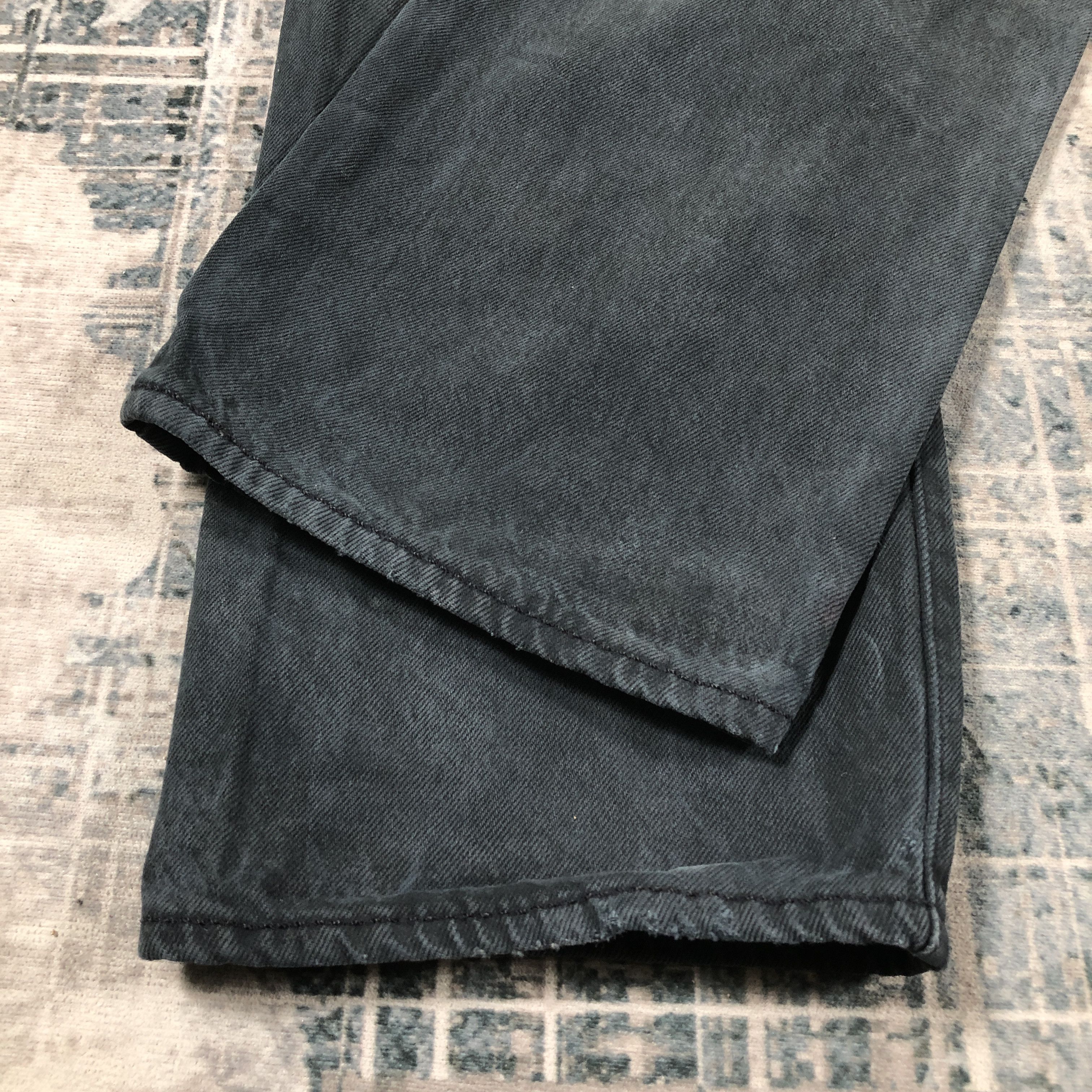 Levi's × Vintage Vintage Levis 501 Jeans Faded Black Denim Size US 34 / EU 50 - 8 Thumbnail