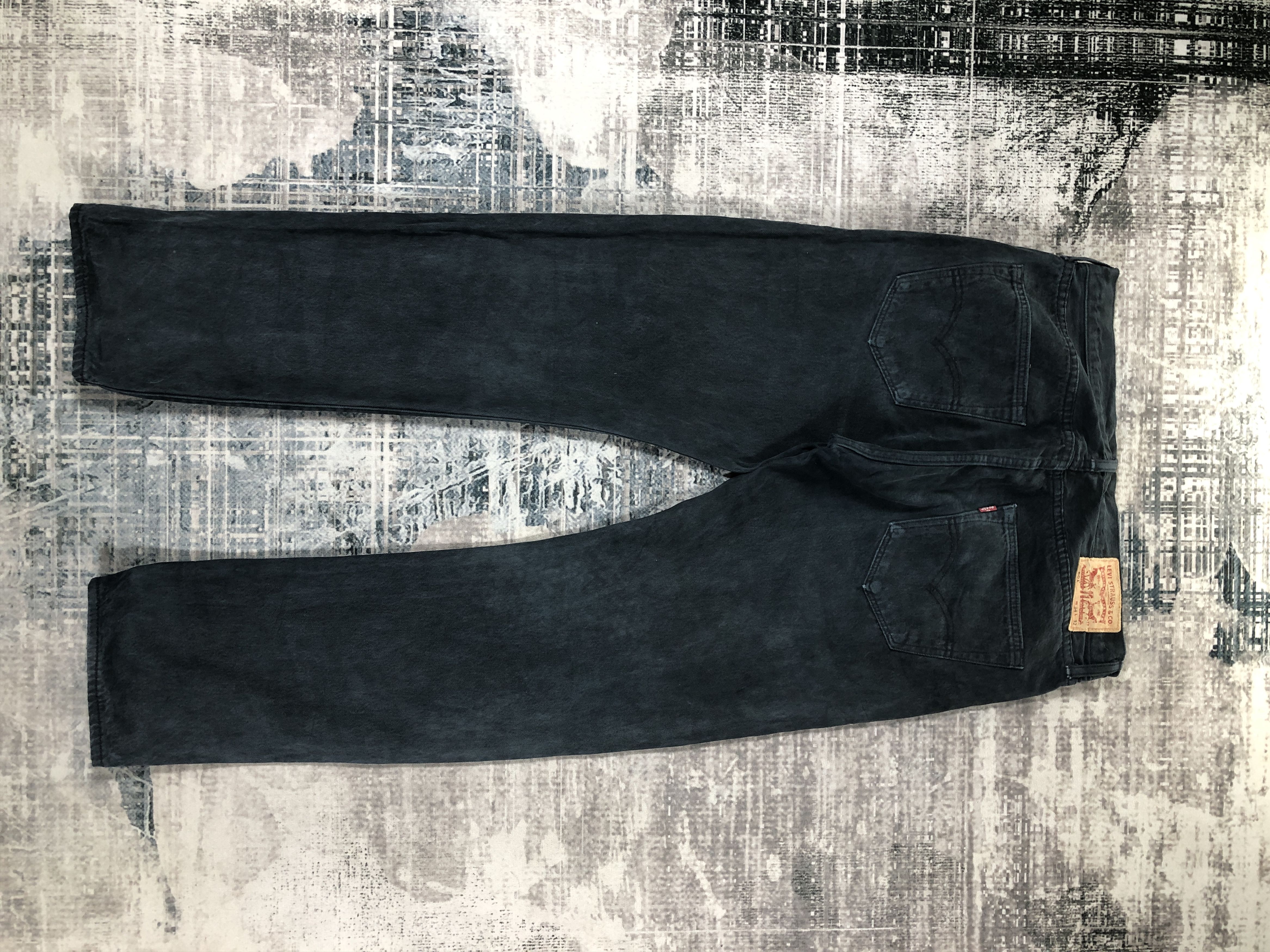 Levi's × Vintage Vintage Levis 501 Jeans Faded Black Denim Size US 34 / EU 50 - 2 Thumbnail