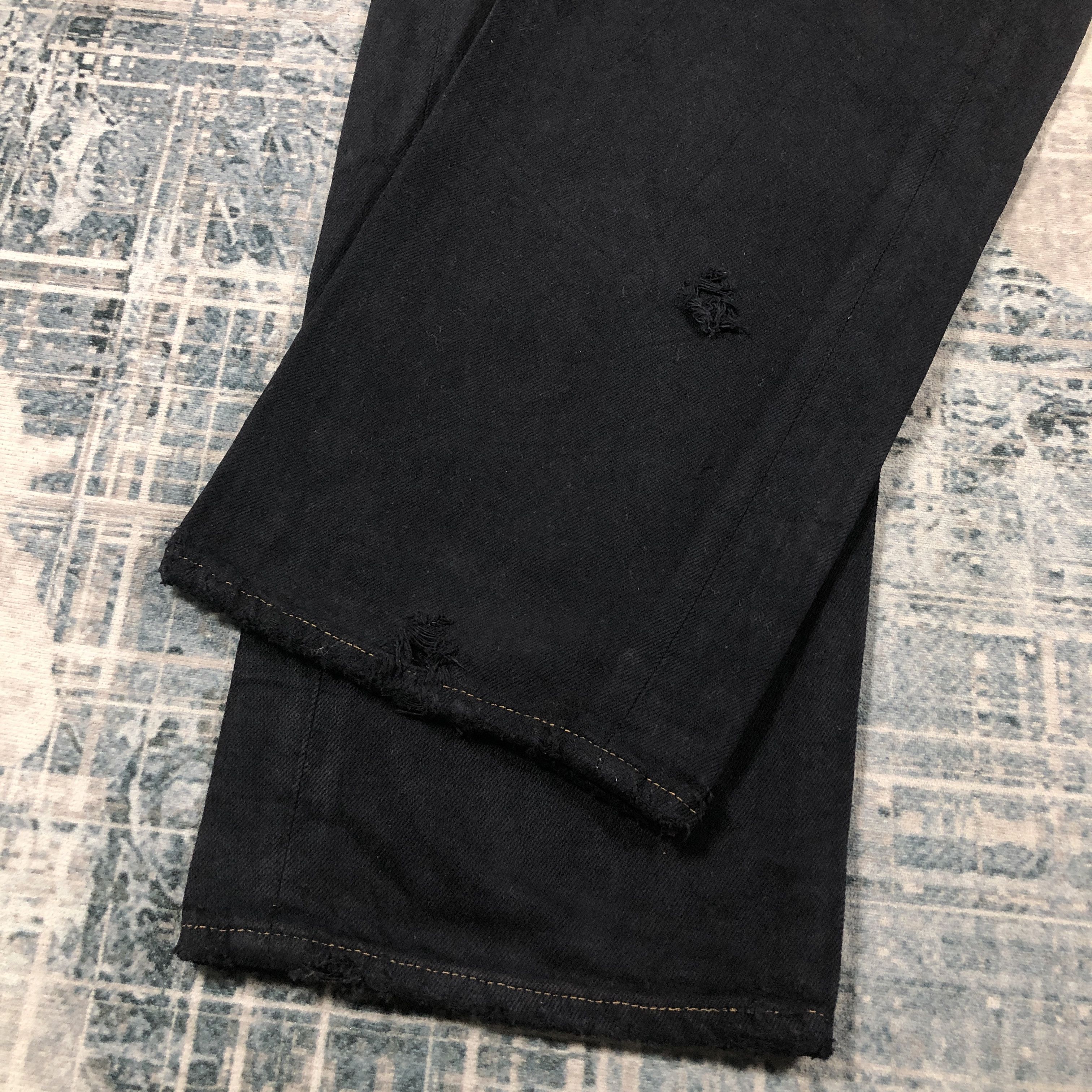 Levi's × Vintage Vintage Levis 501 Jeans Black Denim Size US 36 / EU 52 - 12 Thumbnail