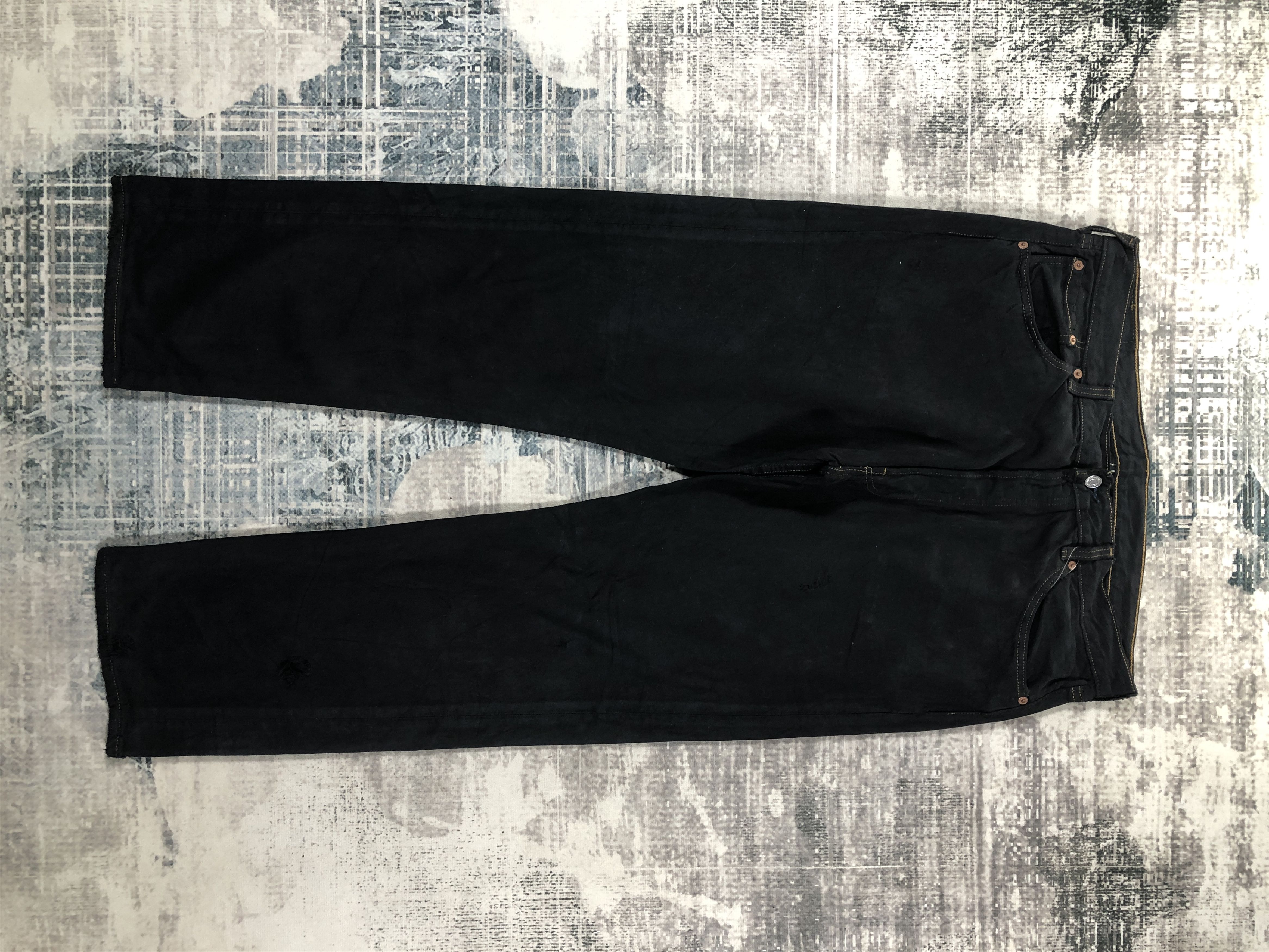 Levi's × Vintage Vintage Levis 501 Jeans Black Denim Size US 36 / EU 52 - 1 Thumbnail