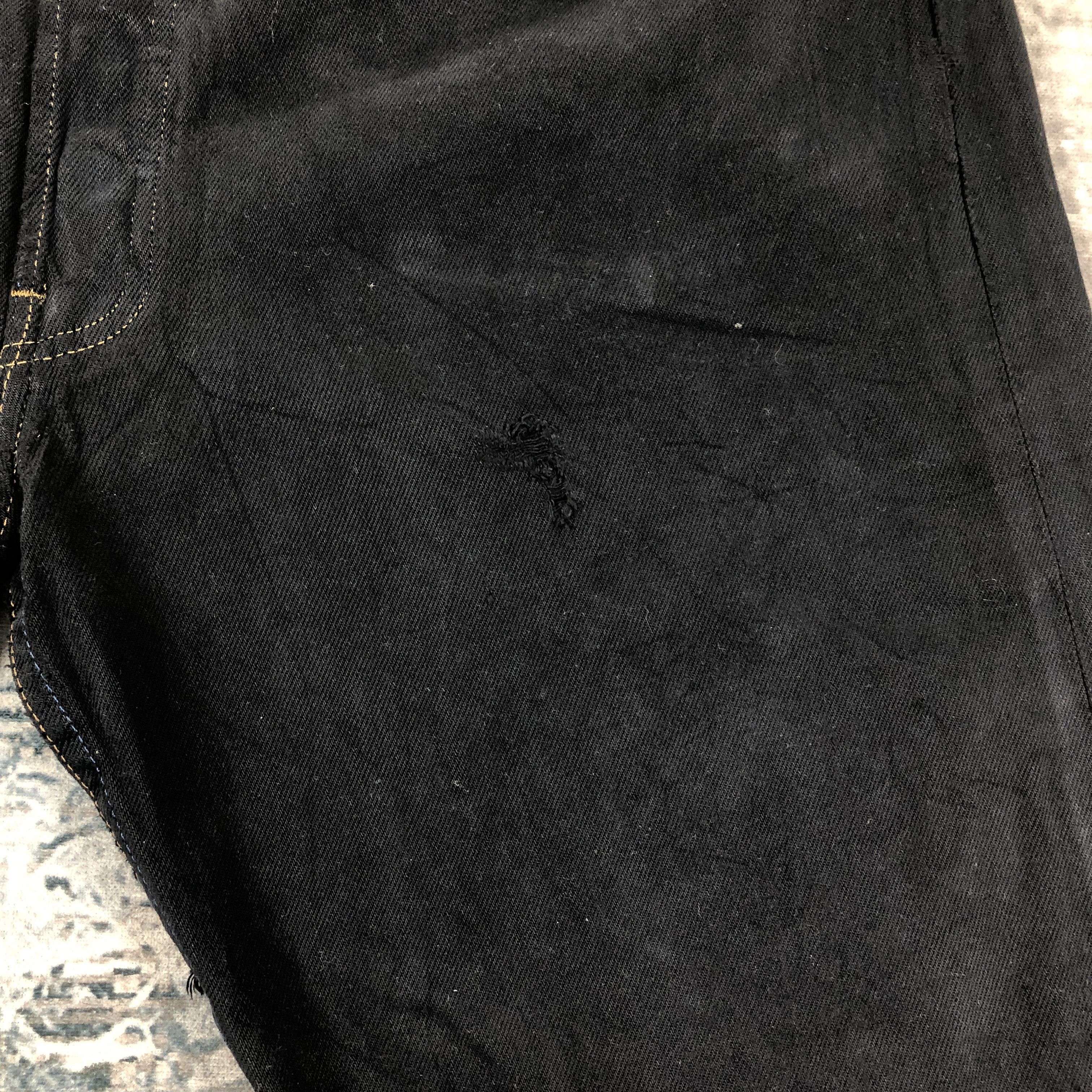 Levi's × Vintage Vintage Levis 501 Jeans Black Denim Size US 36 / EU 52 - 8 Thumbnail