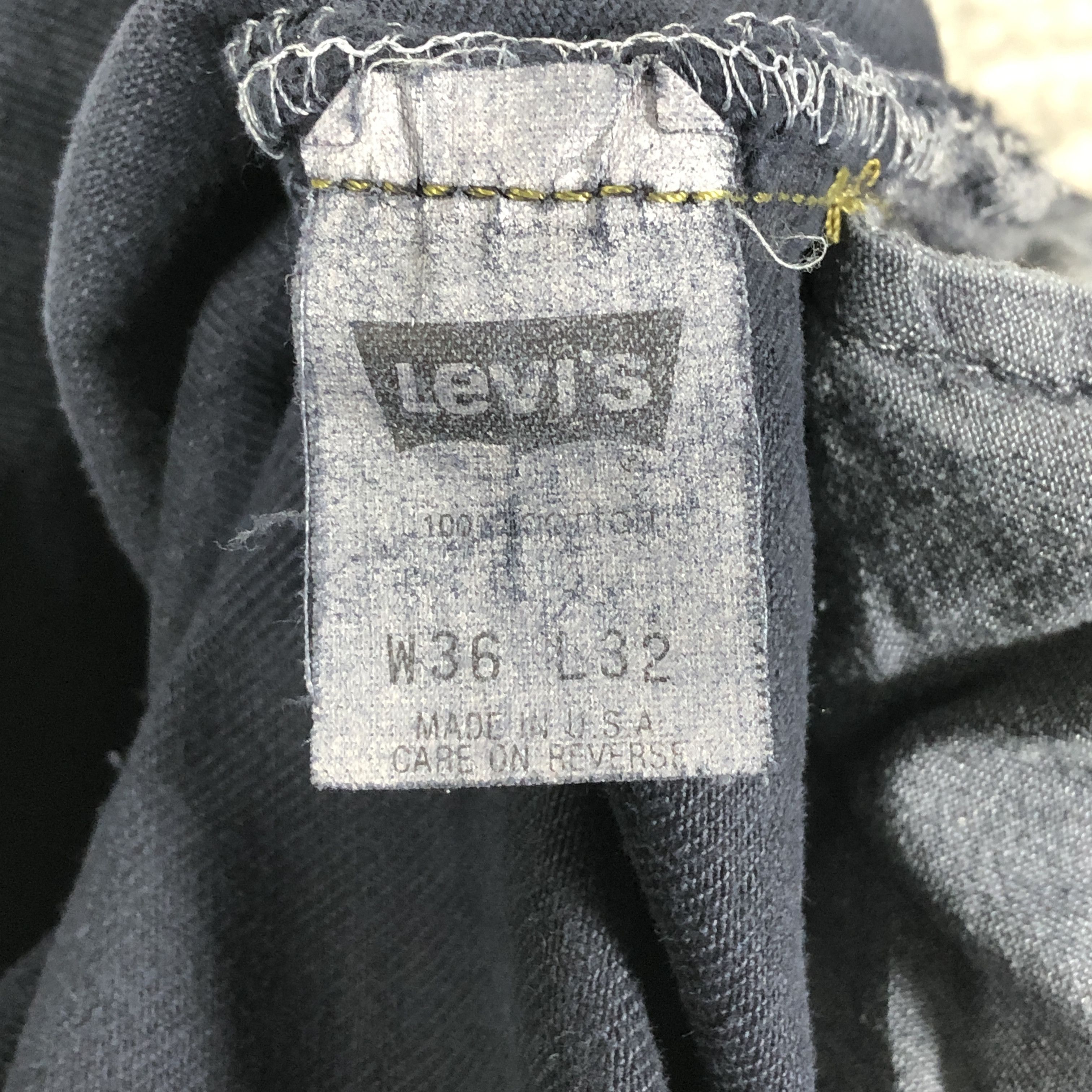 Levi's × Vintage Vintage Levis 501 Jeans Dark Blue Denim Size US 34 / EU 50 - 13 Thumbnail