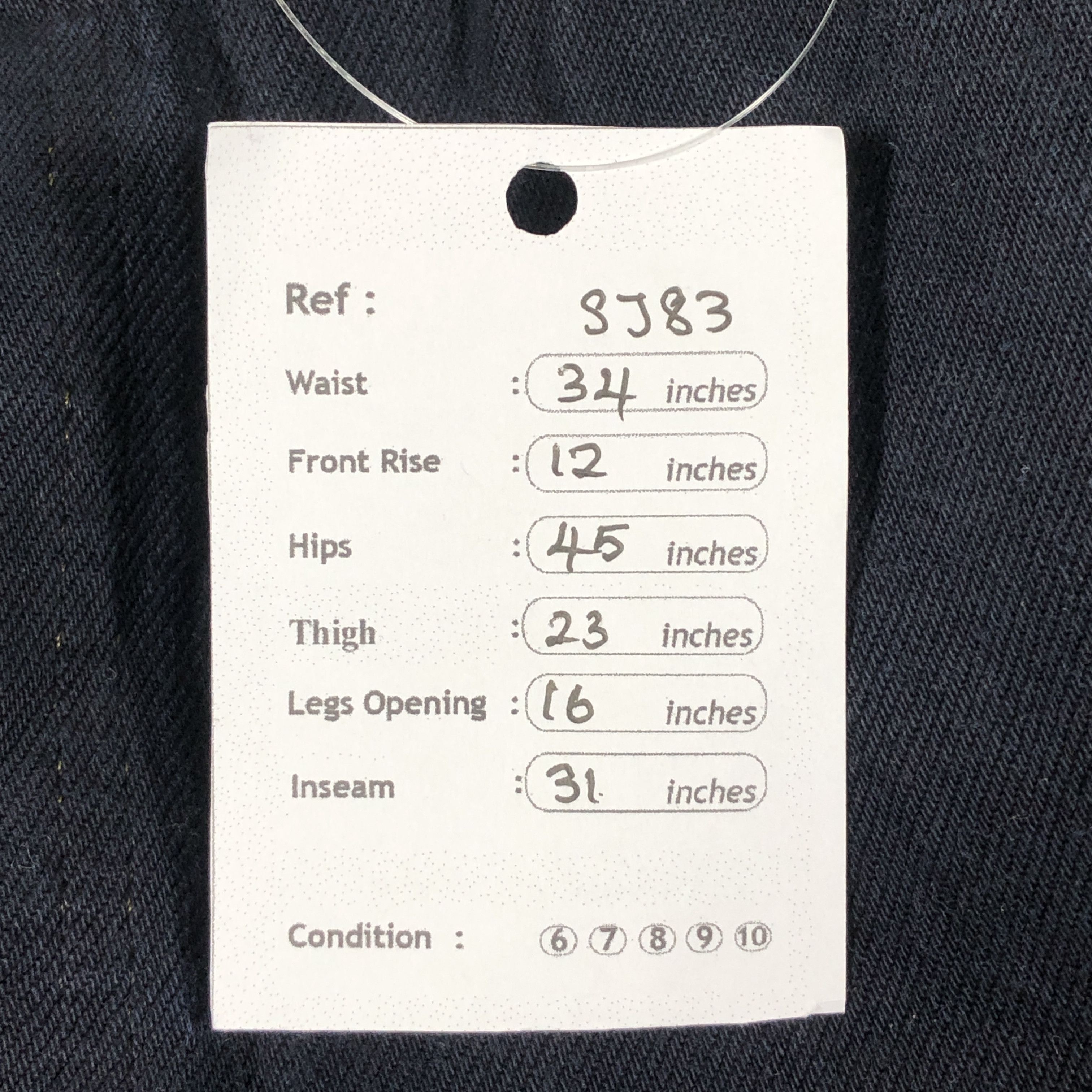 Levi's × Vintage Vintage Levis 501 Jeans Dark Blue Denim Size US 34 / EU 50 - 14 Thumbnail