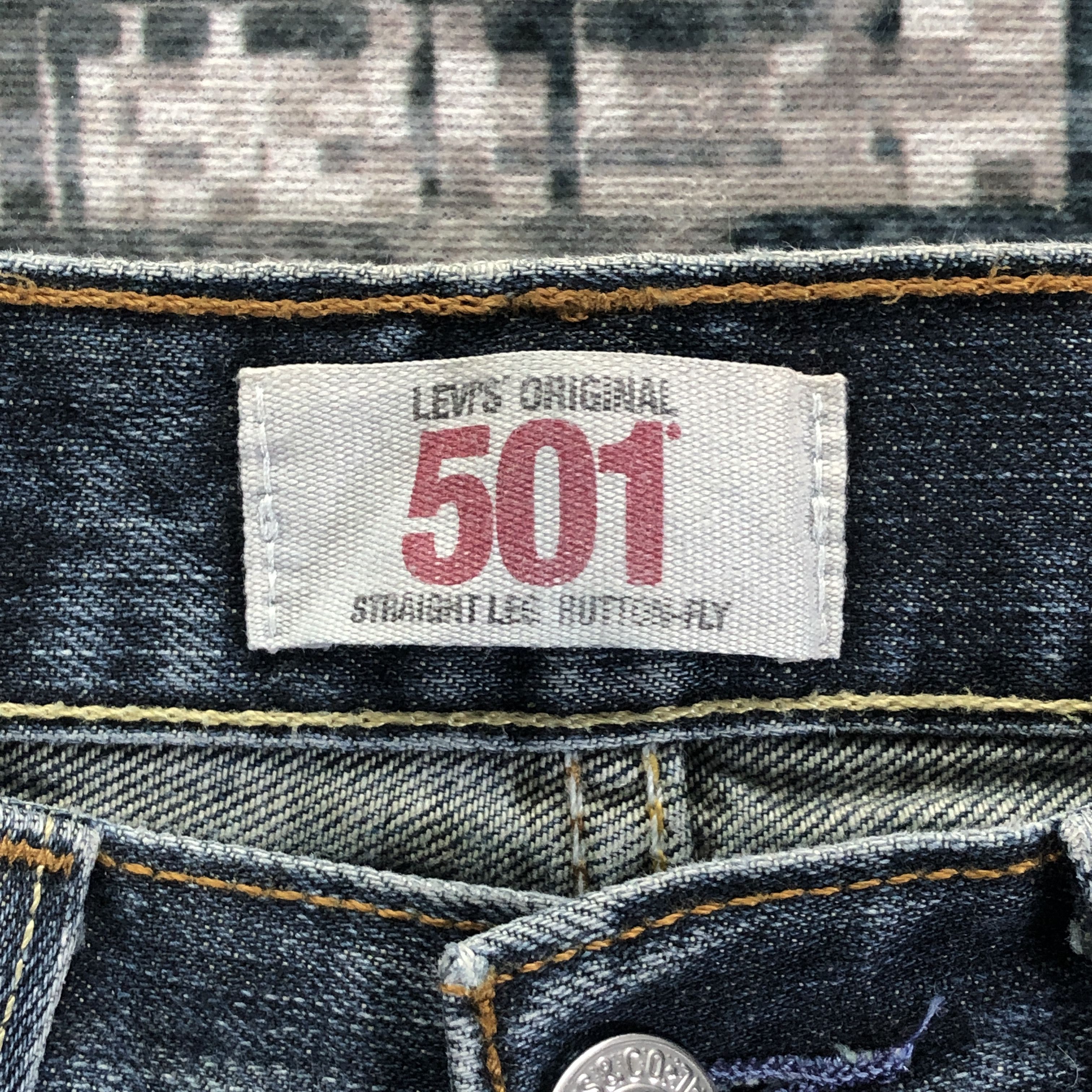Levi's × Vintage Vintage Levis 501 Jeans Medium Wash Denim Size US 28 / EU 44 - 14 Thumbnail