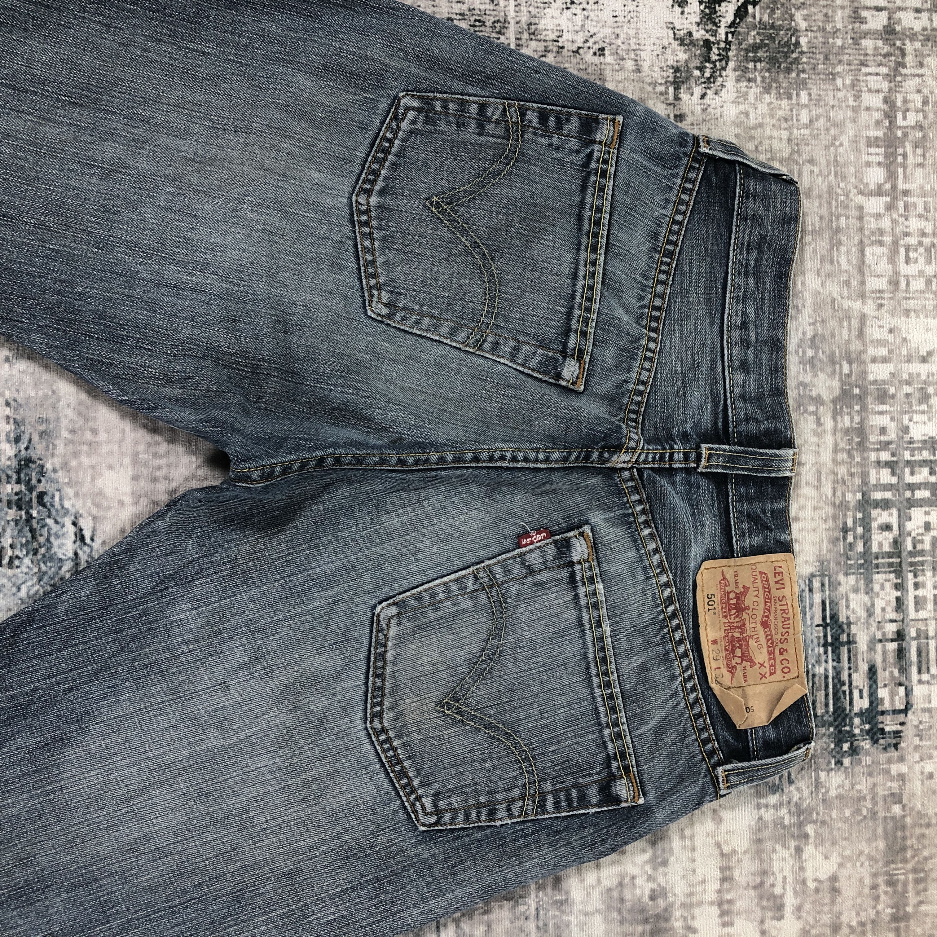 Levi's × Vintage Vintage Levis 501 Jeans Medium Wash Denim Size US 28 / EU 44 - 4 Thumbnail