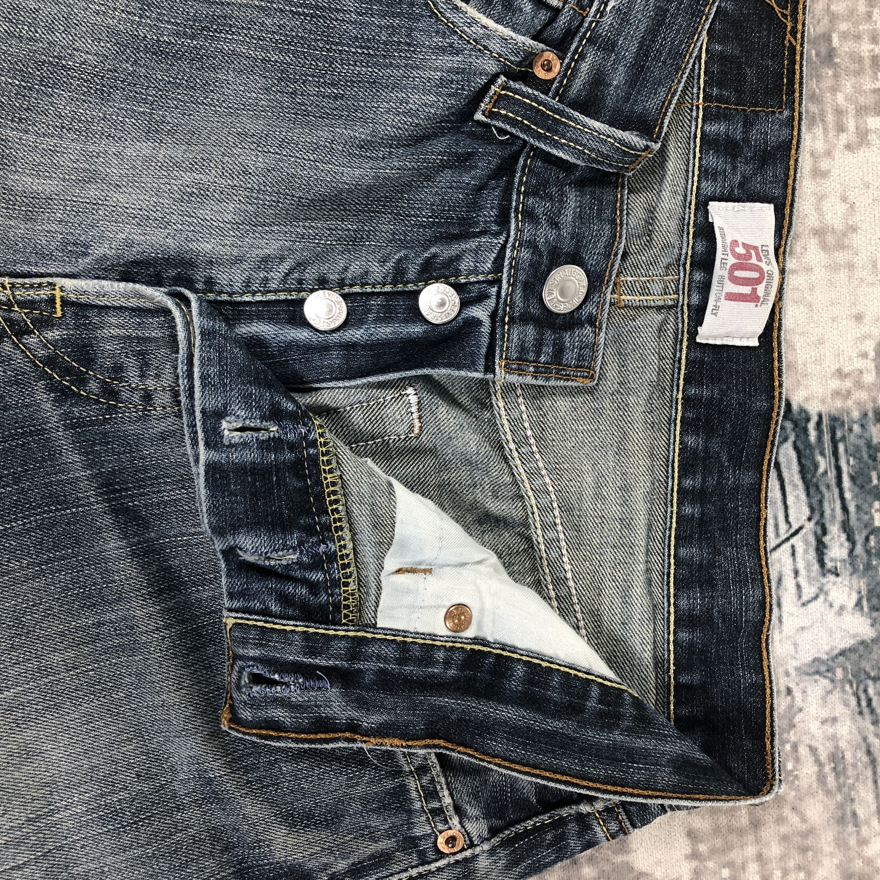 Levi's × Vintage Vintage Levis 501 Jeans Medium Wash Denim Size US 28 / EU 44 - 5 Thumbnail