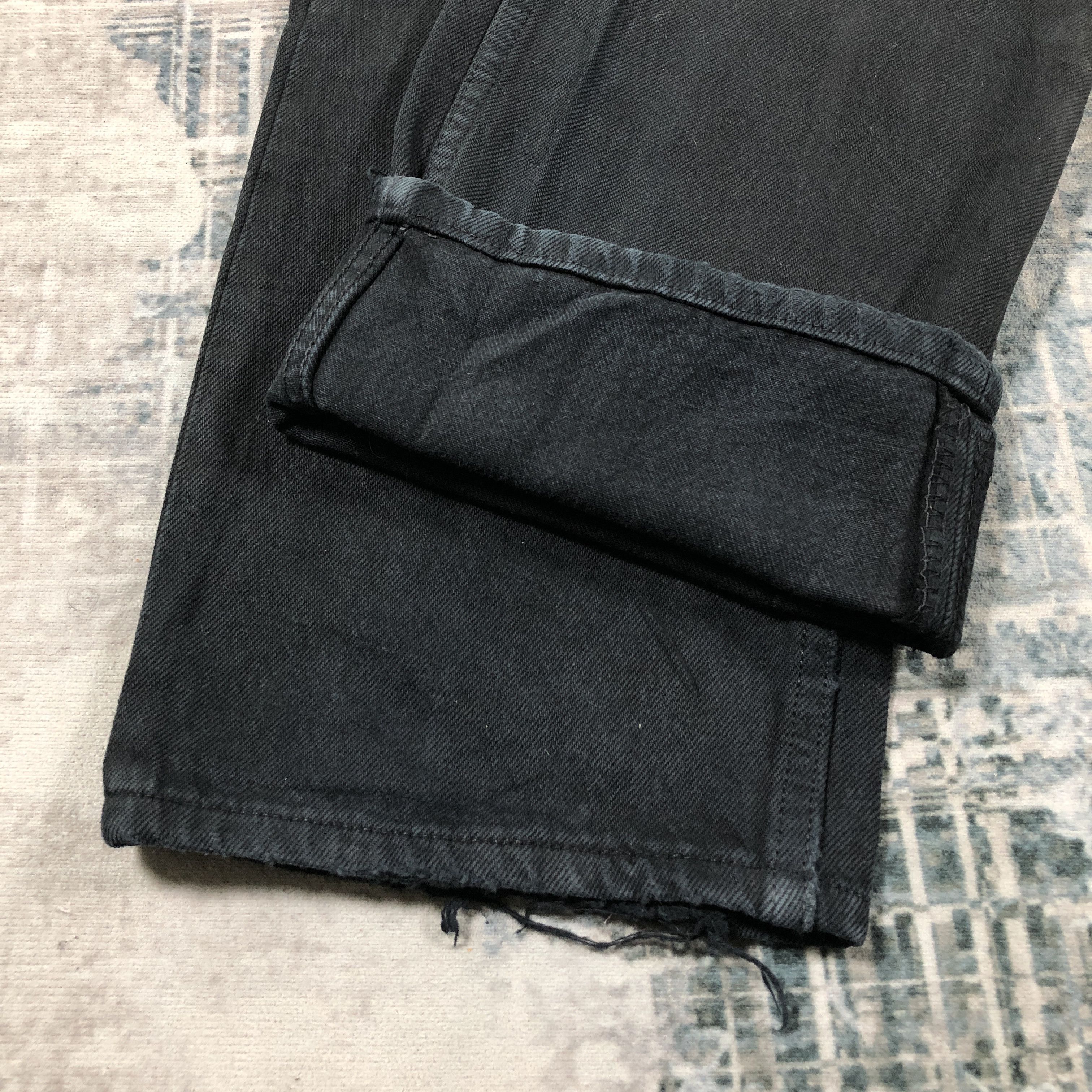 Levi's × Vintage Vintage Levis 501 Jeans Black Denim Size US 30 / EU 46 - 8 Thumbnail