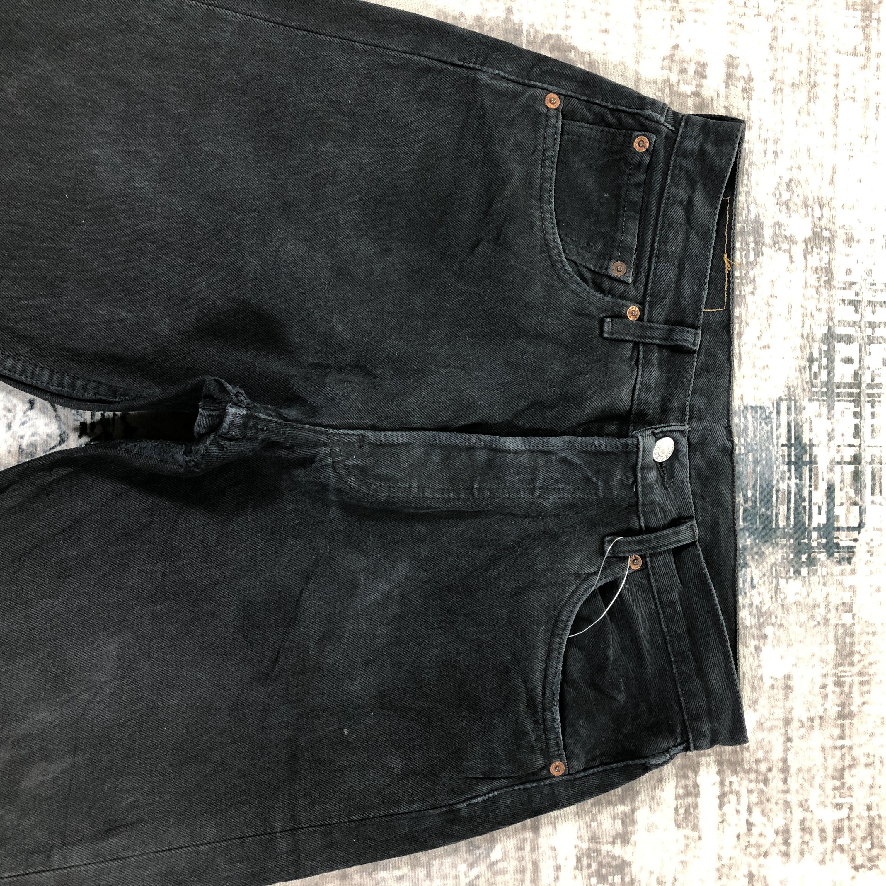 Levi's × Vintage Vintage Levis 501 Jeans Black Denim Size US 30 / EU 46 - 3 Thumbnail