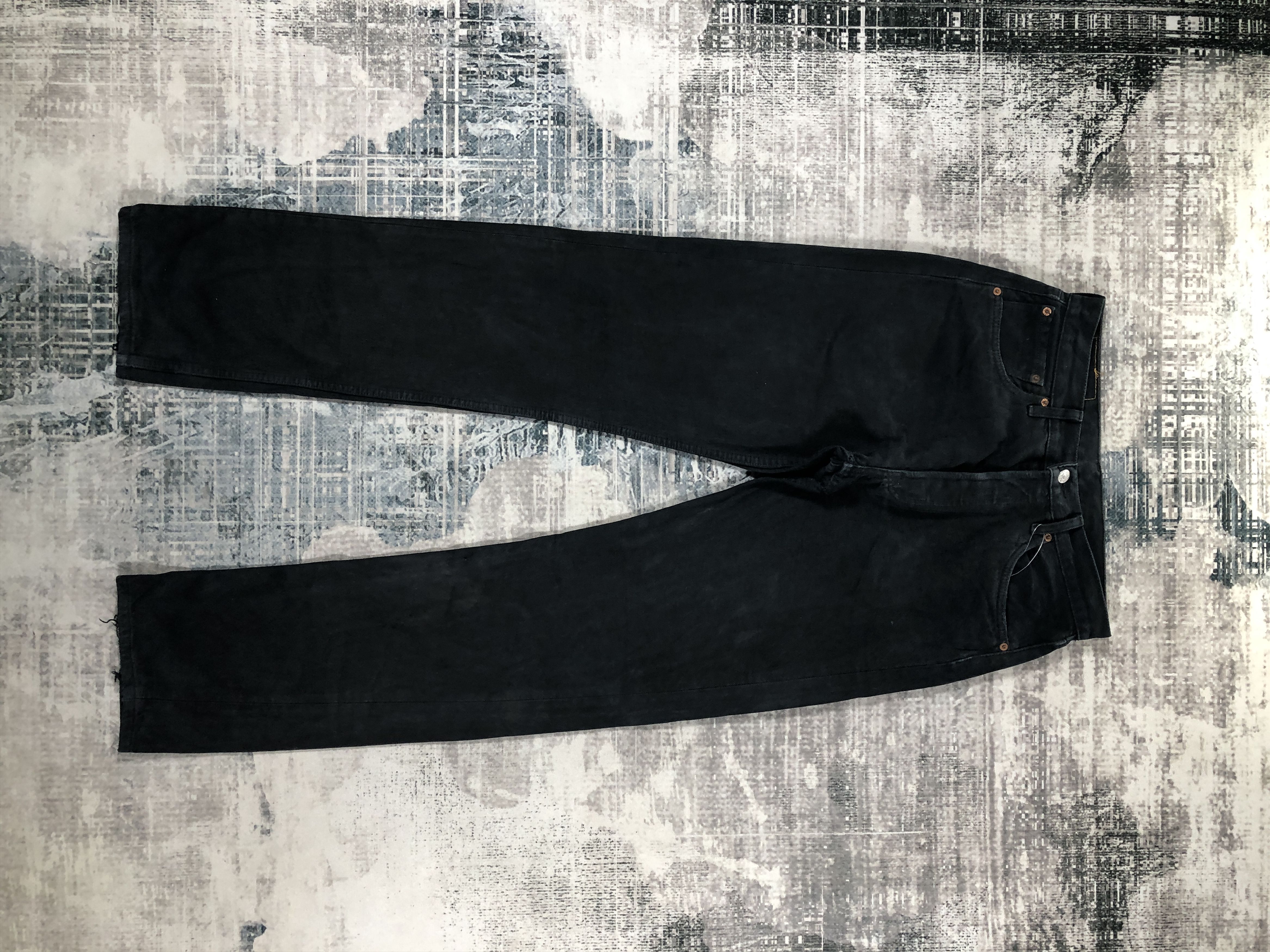 Levi's × Vintage Vintage Levis 501 Jeans Black Denim Size US 30 / EU 46 - 1 Thumbnail