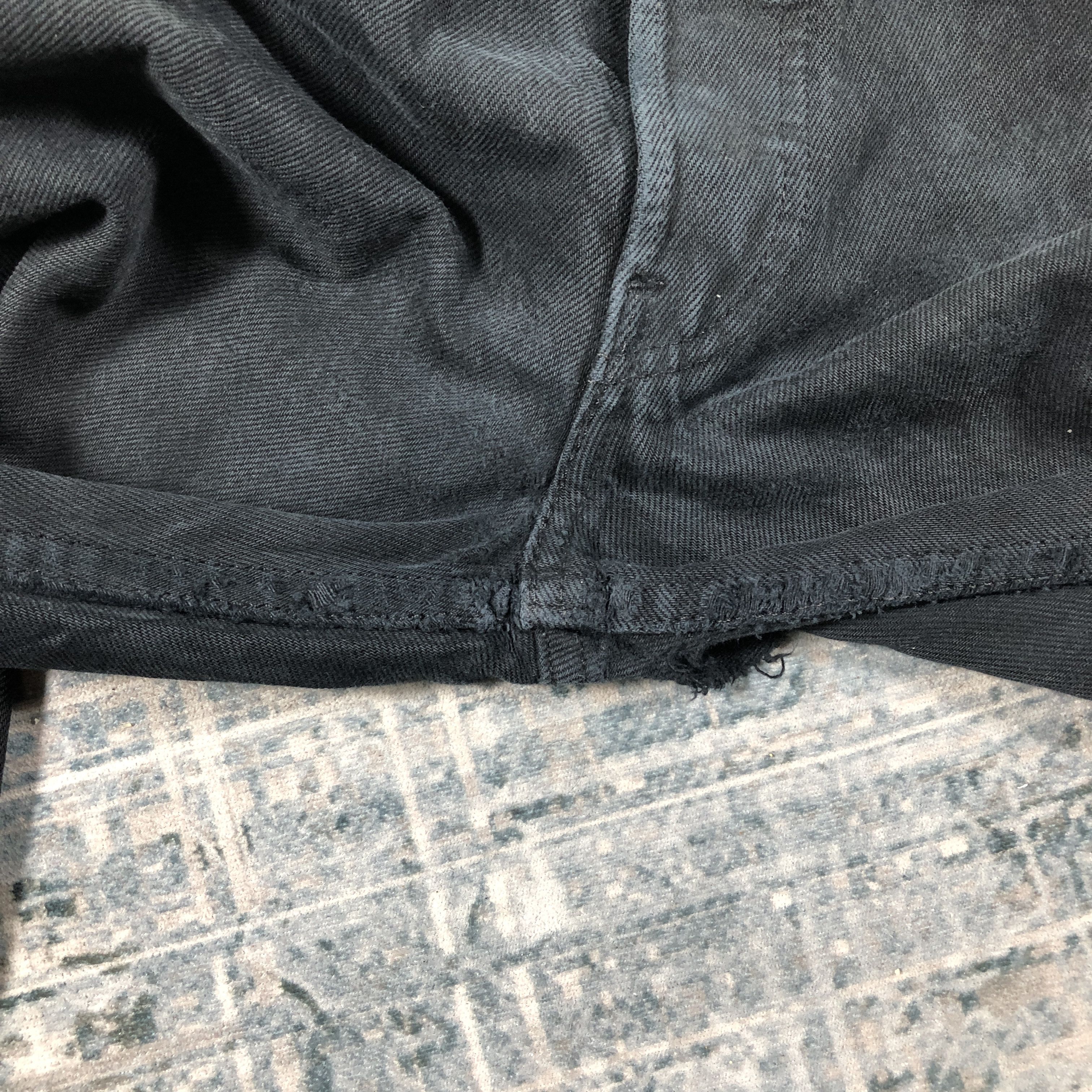 Levi's × Vintage Vintage Levis 501 Jeans Black Denim Size US 30 / EU 46 - 7 Thumbnail