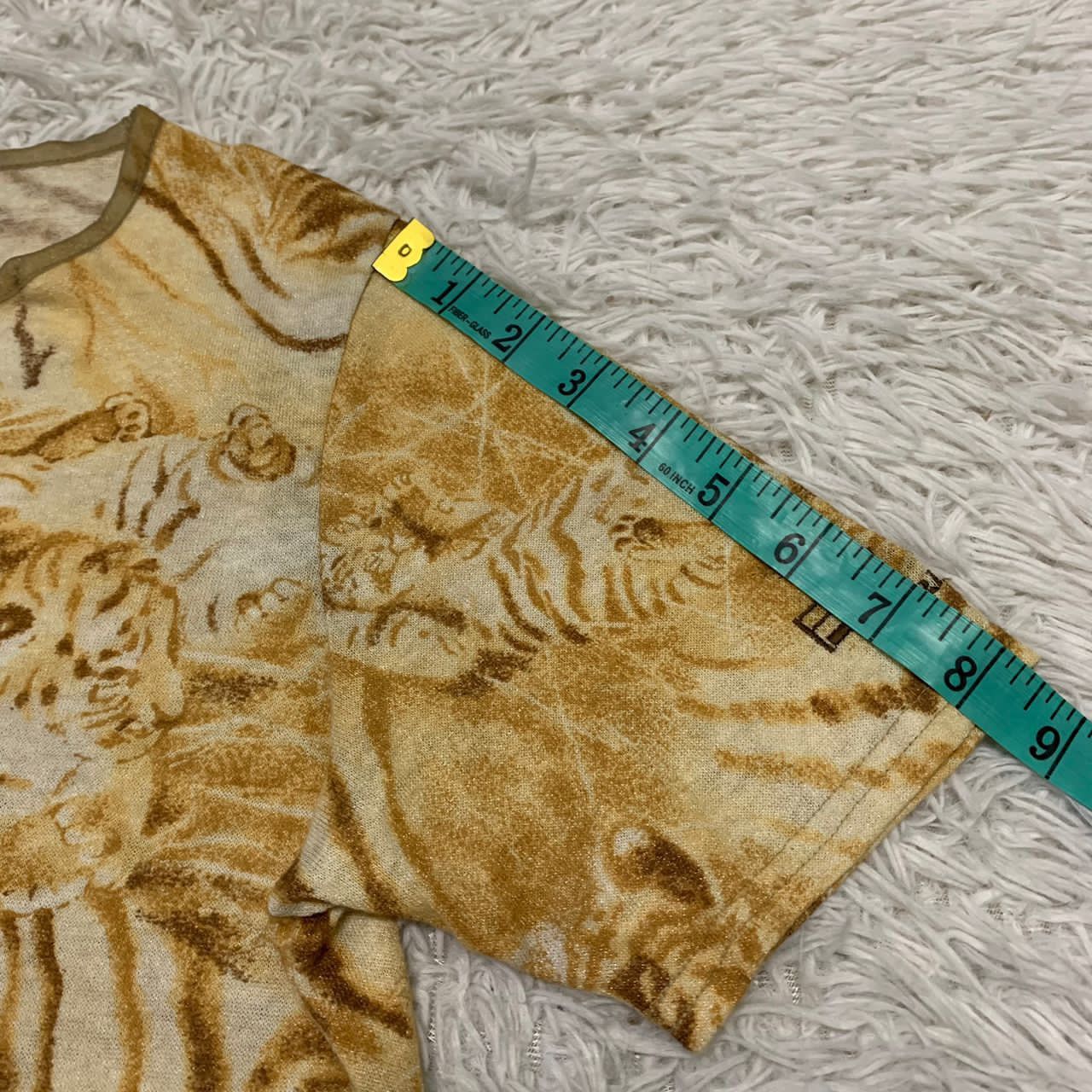 Japanese Brand Tiger printed tshirt Evex by Krizia made in Japan Size S / US 4 / IT 40 - 8 Thumbnail