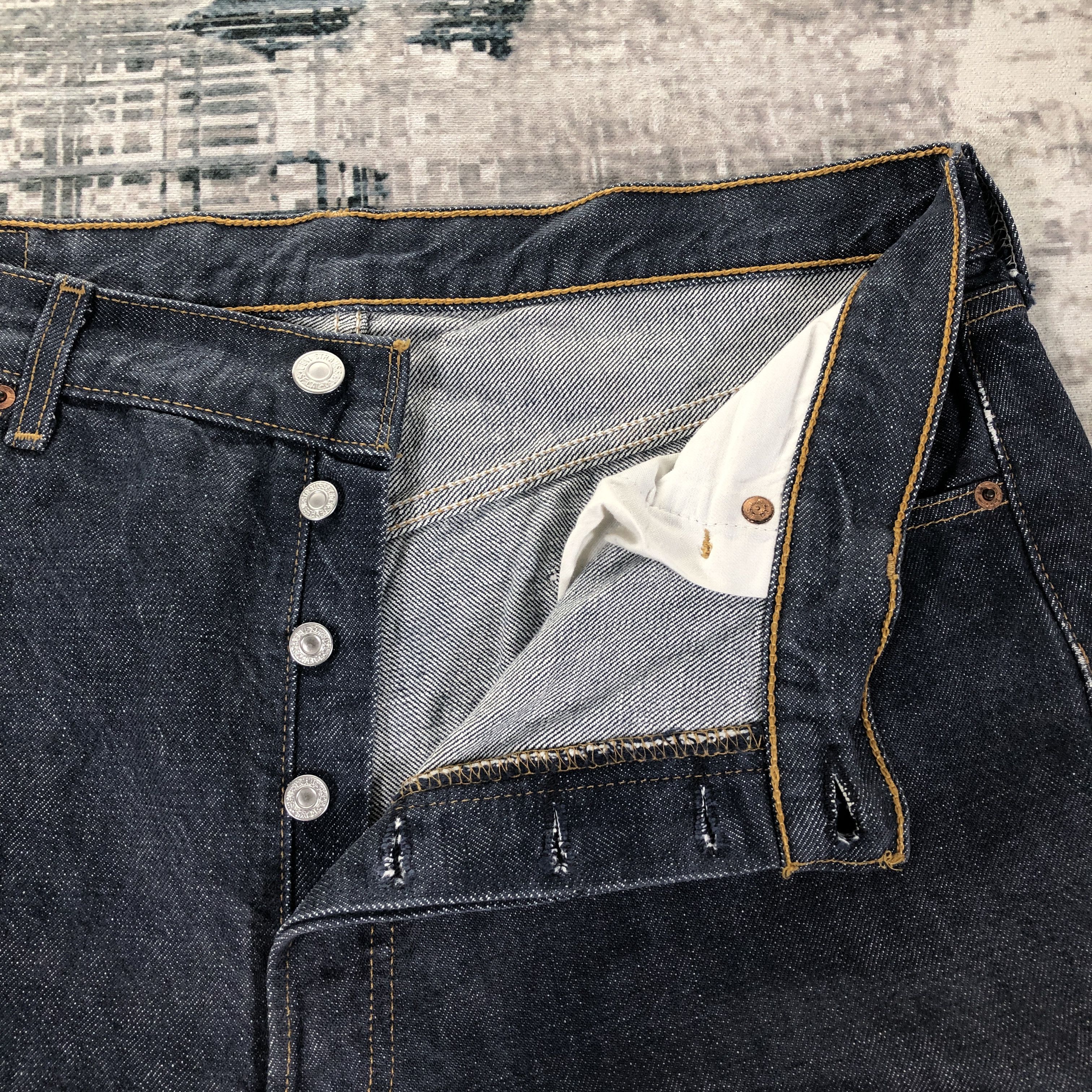 Levi's × Vintage Vintage Levis 501 Jeans Blue Wash Denim Size US 35 - 5 Thumbnail