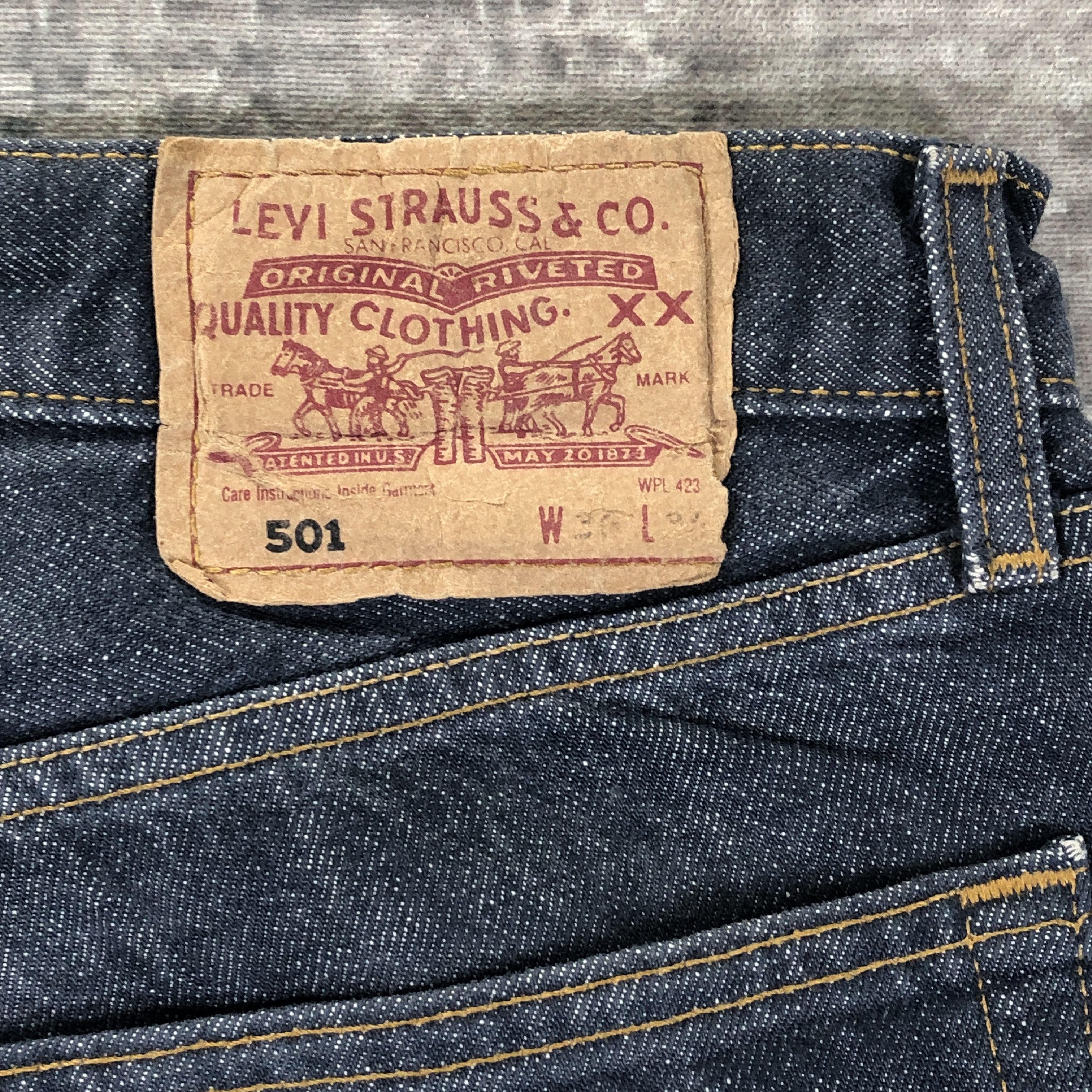 Levi's × Vintage Vintage Levis 501 Jeans Blue Wash Denim Size US 35 - 14 Thumbnail