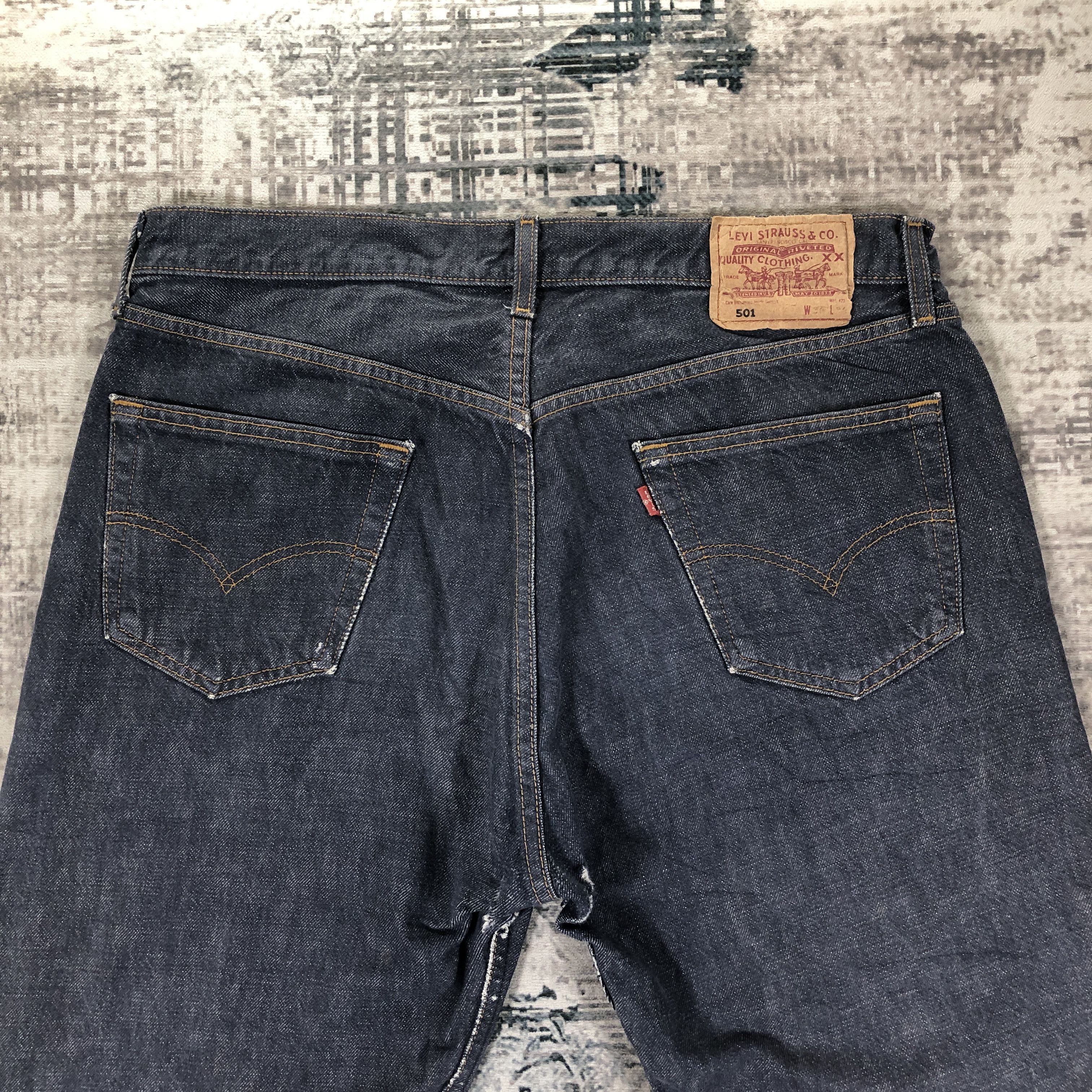 Levi's × Vintage Vintage Levis 501 Jeans Blue Wash Denim Size US 35 - 4 Thumbnail