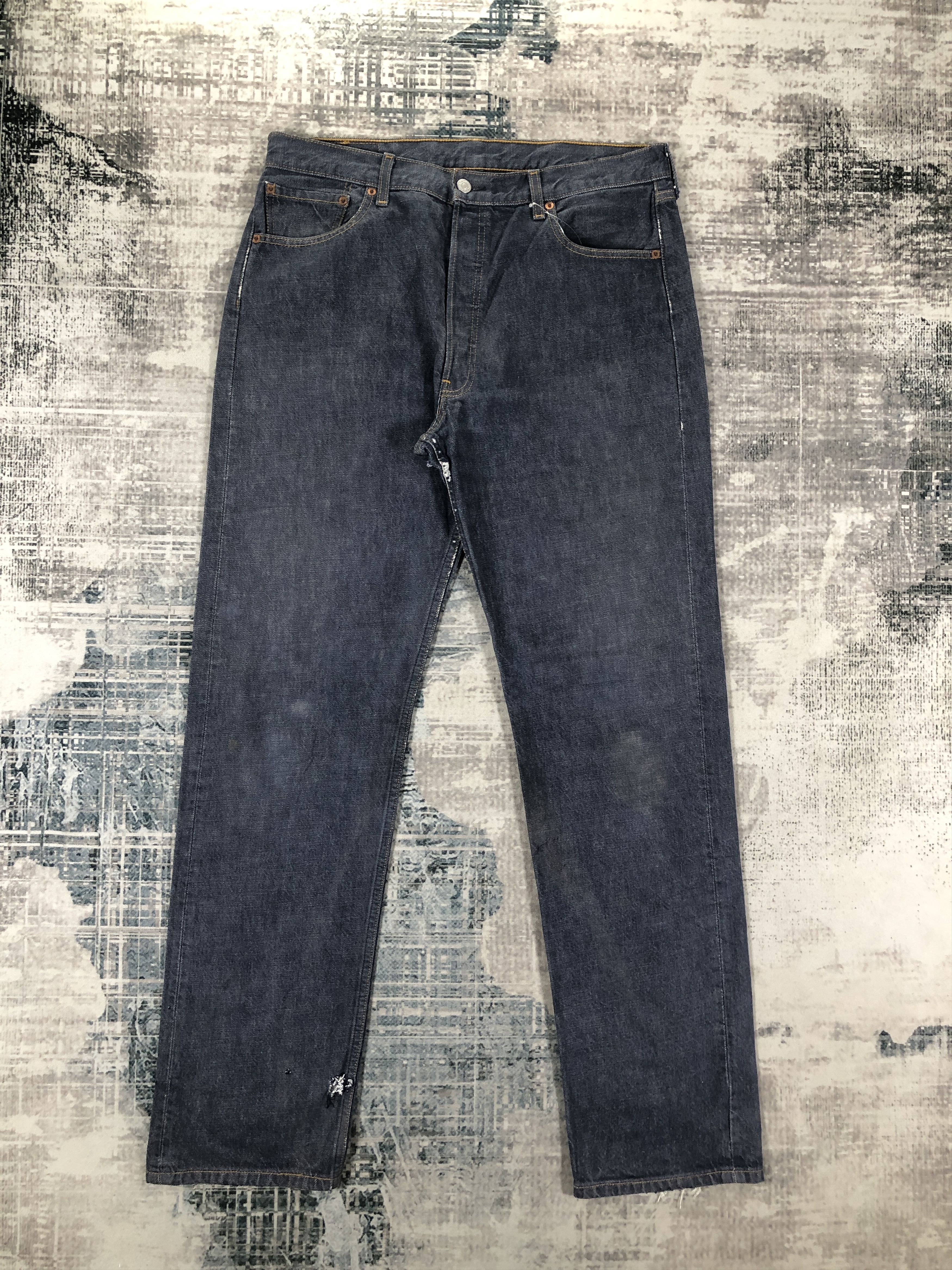 Levi's × Vintage Vintage Levis 501 Jeans Blue Wash Denim Size US 35 - 1 Thumbnail