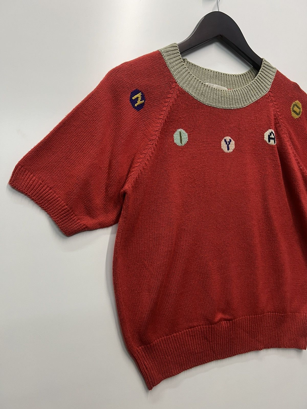 Japanese Brand SAISON DE ELLE COLOURED CABLE KNIT SWEATERS Size M / US 6-8 / IT 42-44 - 3 Thumbnail