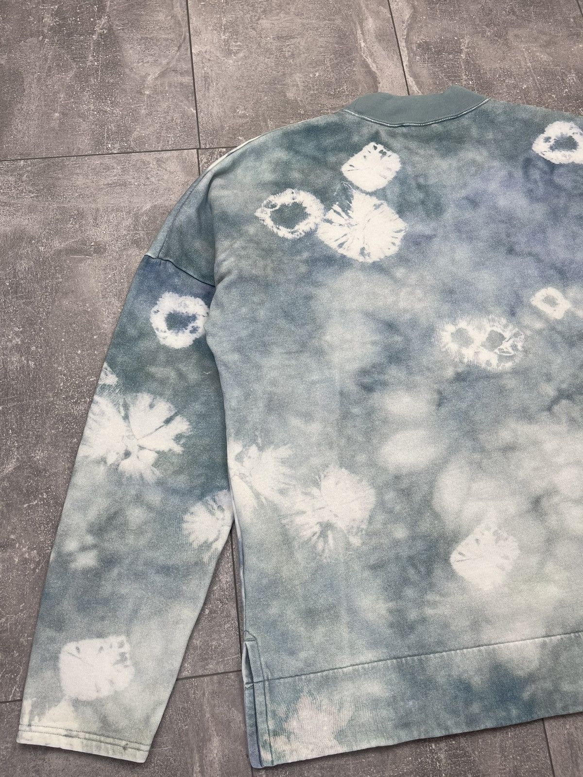 Acne Studios Acne Studios Felke Bleach PSS18 Tie-Dye Blue Sweatshirt Size US L / EU 52-54 / 3 - 13 Thumbnail