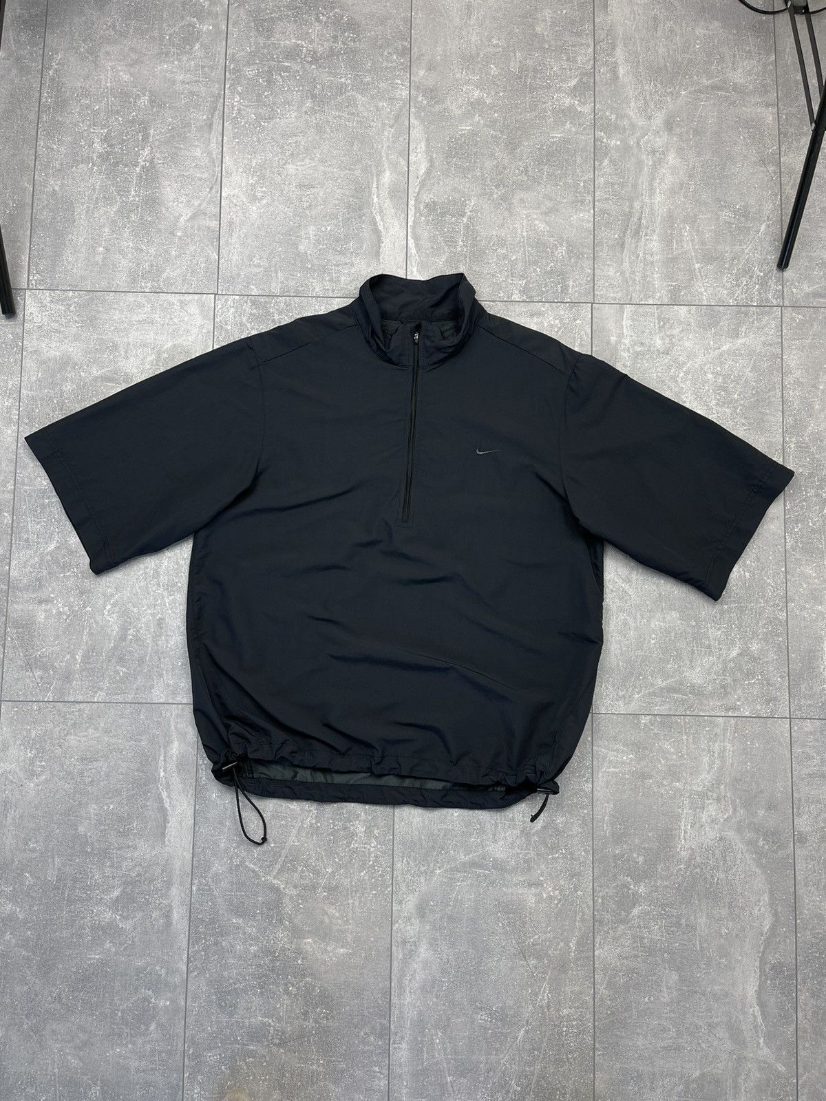 Vintage Nike Y2K Drill Zip up T-shirt