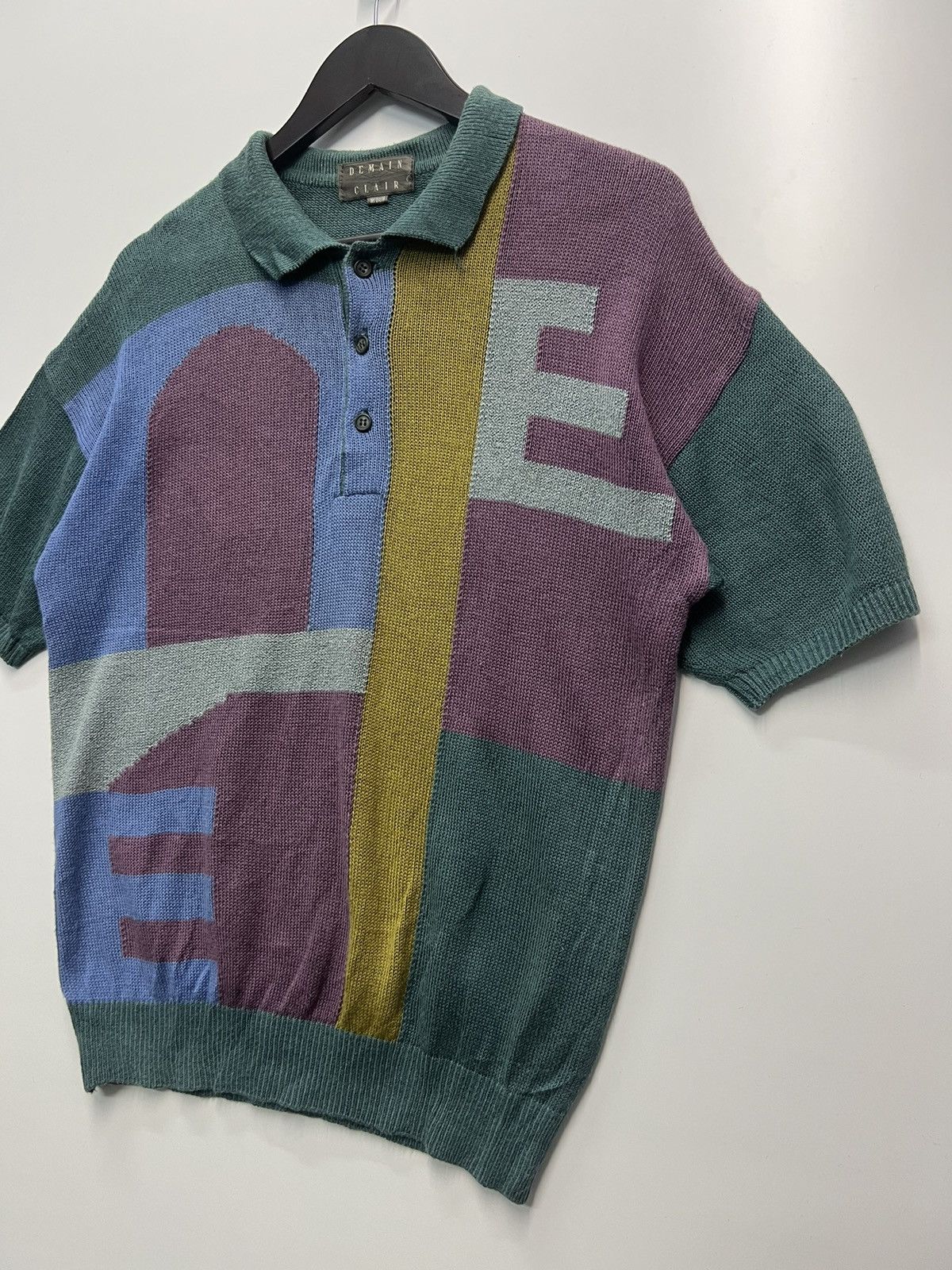 Japanese Brand DEMAIN CLAIRE COLOURED CABLE KNIT SWEATERS Size US M / EU 48-50 / 2 - 3 Thumbnail