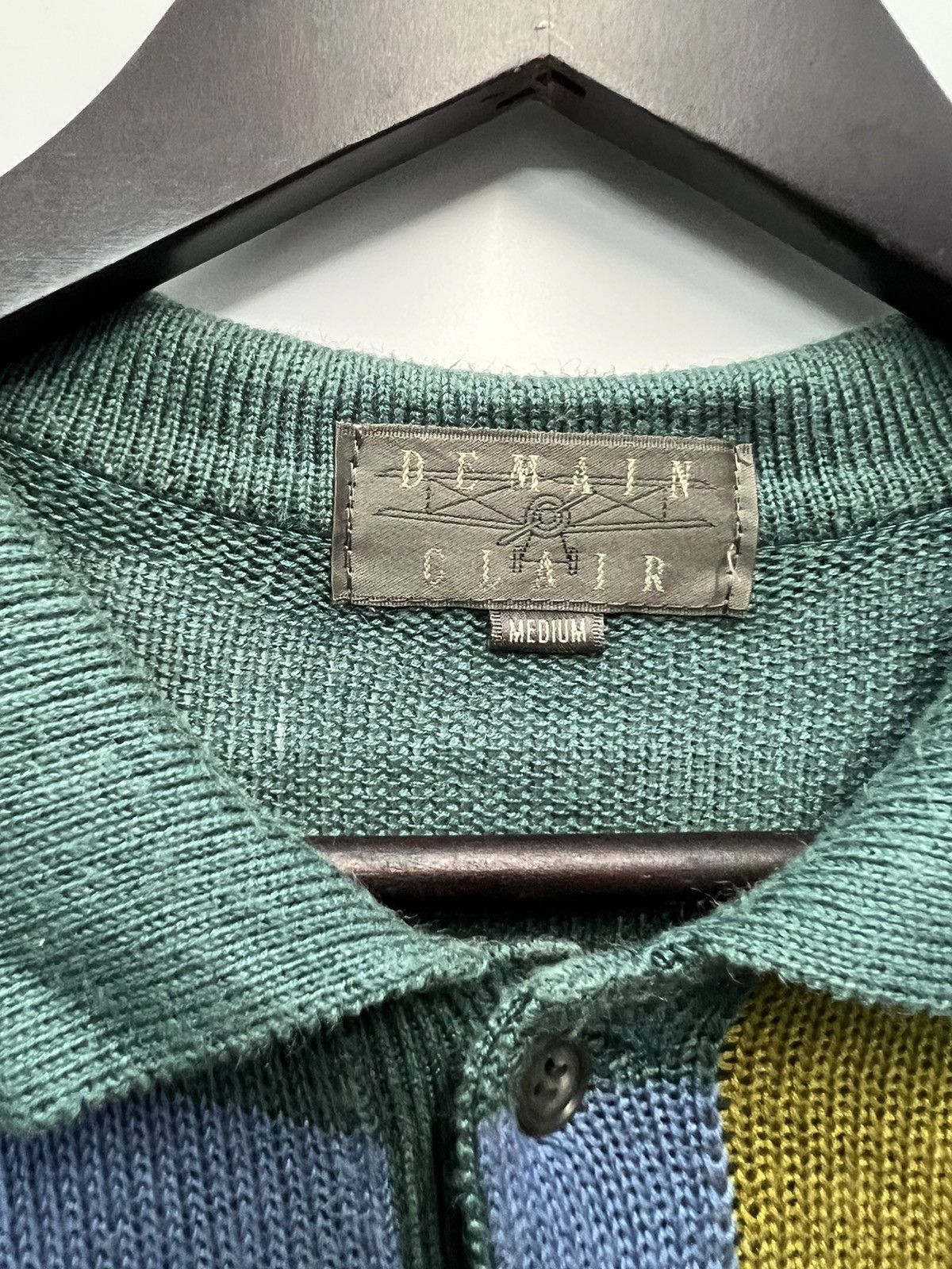 Japanese Brand DEMAIN CLAIRE COLOURED CABLE KNIT SWEATERS Size US M / EU 48-50 / 2 - 6 Thumbnail