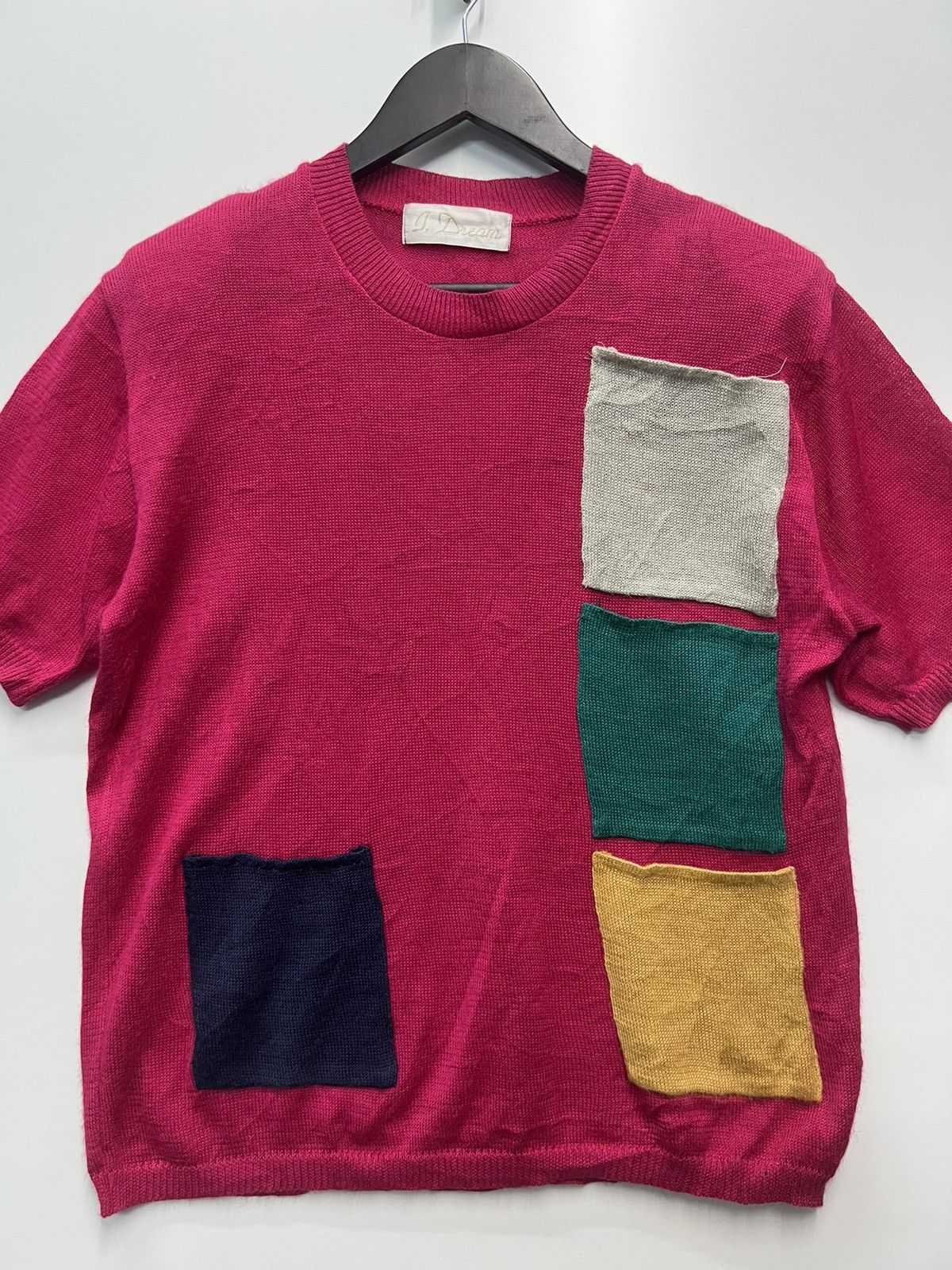Japanese Brand J DREAM COLOURED CABLE KNIT SWEATERS Size M / US 6-8 / IT 42-44 - 1 Thumbnail