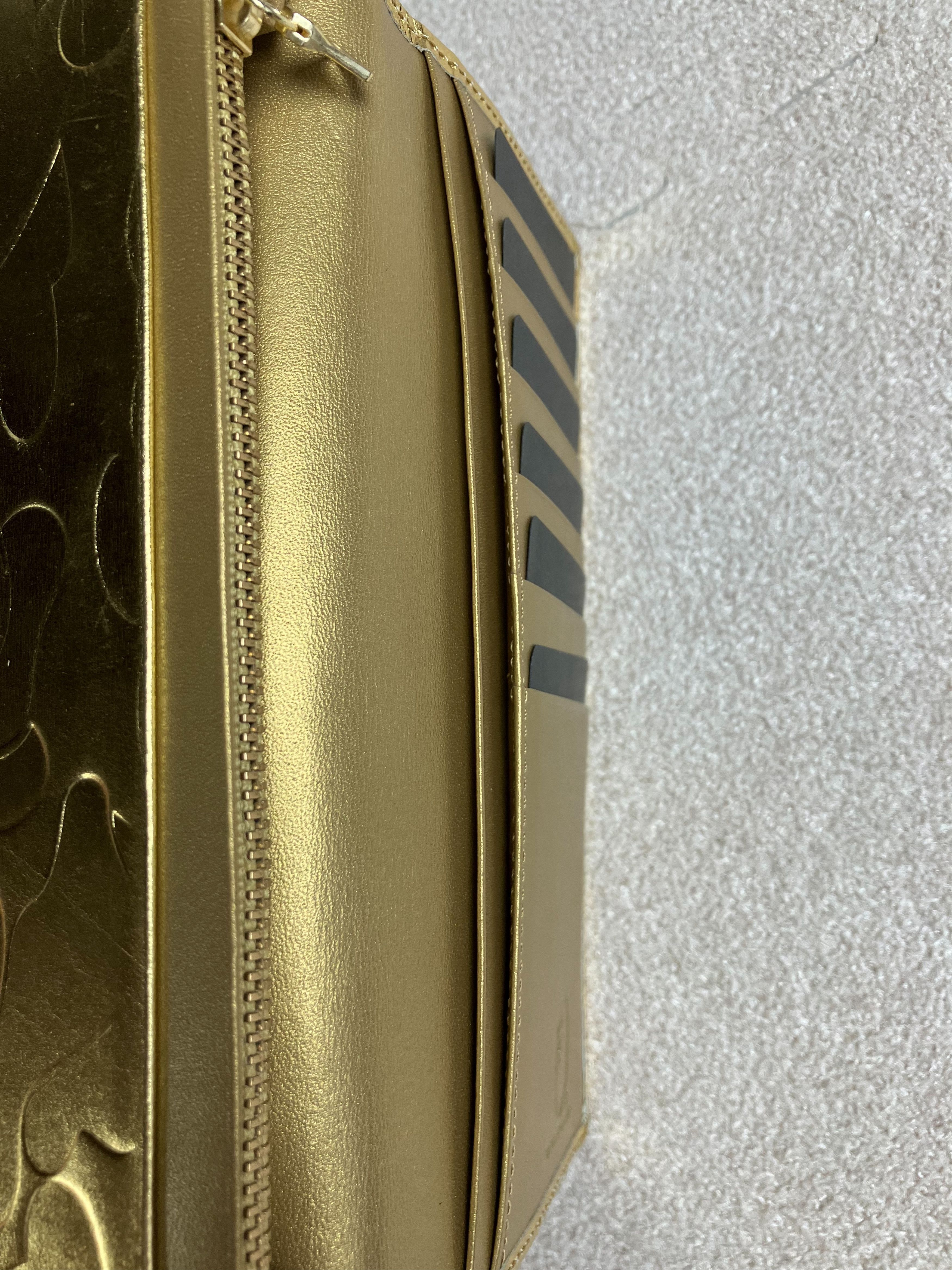 Bape [NEW] Bape Gold Long Wallet Coin Case From Japan Size ONE SIZE - 5 Thumbnail