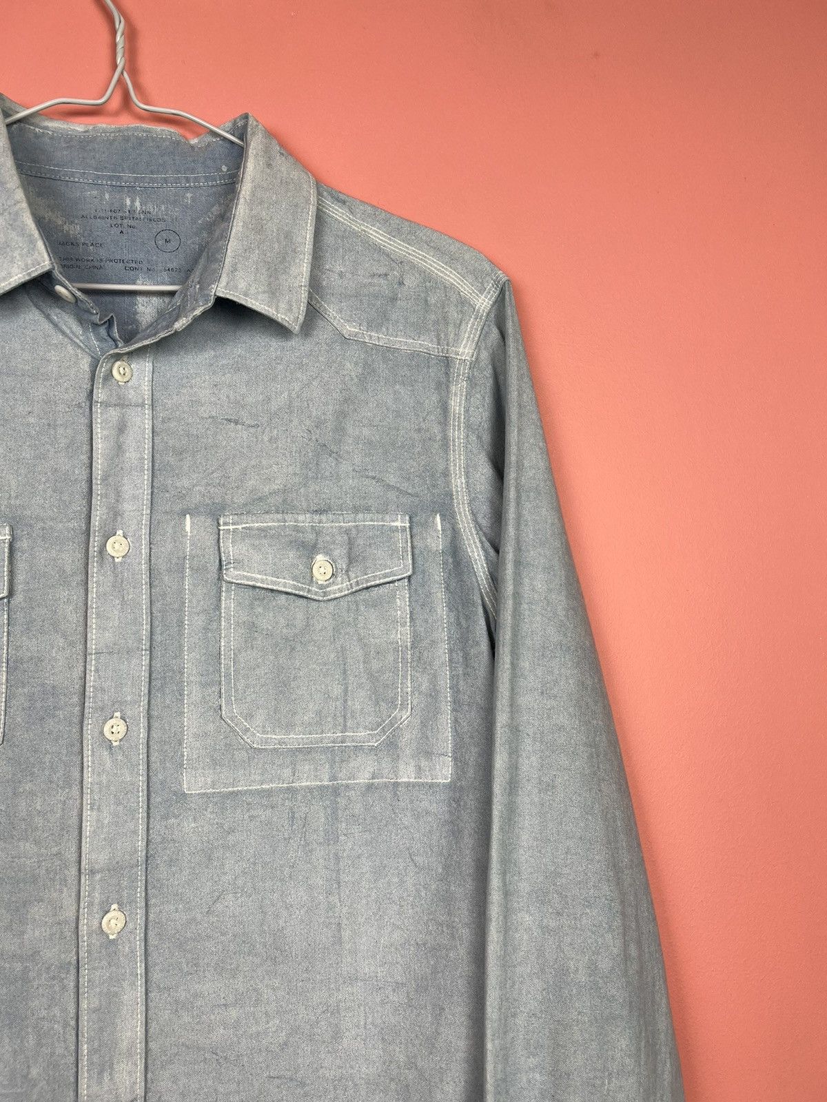 Allsaints Allsaints casual jeans overshirt vintage hype Size US M / EU 48-50 / 2 - 2 Thumbnail