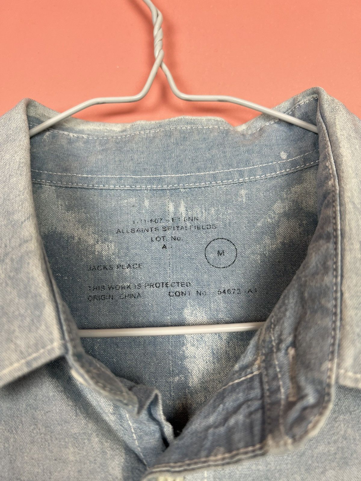 Allsaints Allsaints casual jeans overshirt vintage hype Size US M / EU 48-50 / 2 - 6 Thumbnail