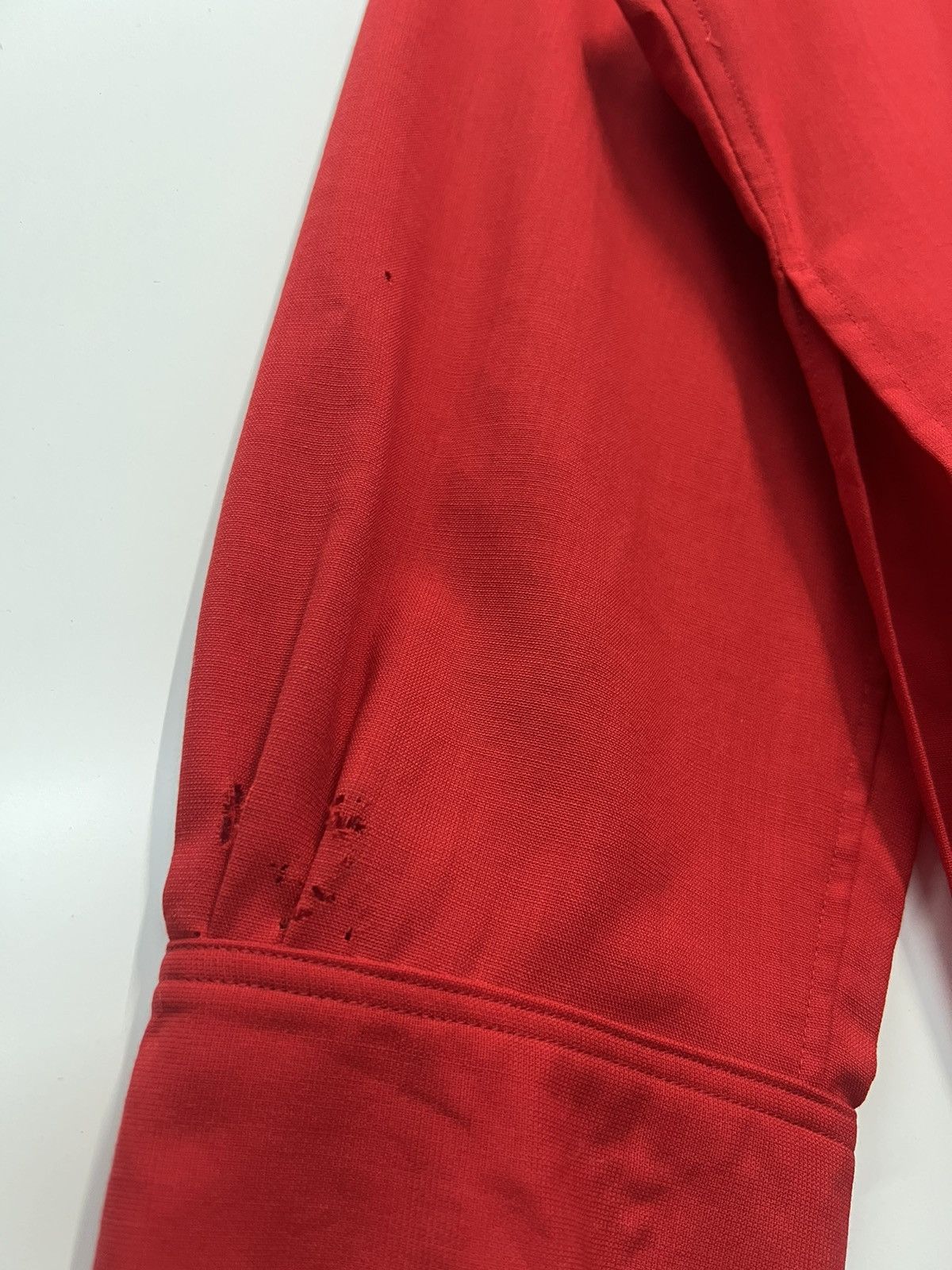 Yohji Yamamoto YOHJI YAMAMOTO RED OVER BLOUSE Size S / US 4 / IT 40 - 5 Thumbnail