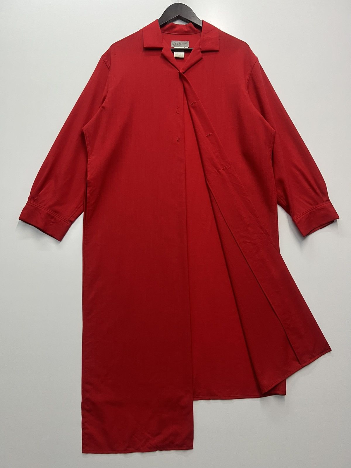 Yohji Yamamoto YOHJI YAMAMOTO RED OVER BLOUSE Size S / US 4 / IT 40 - 7 Thumbnail