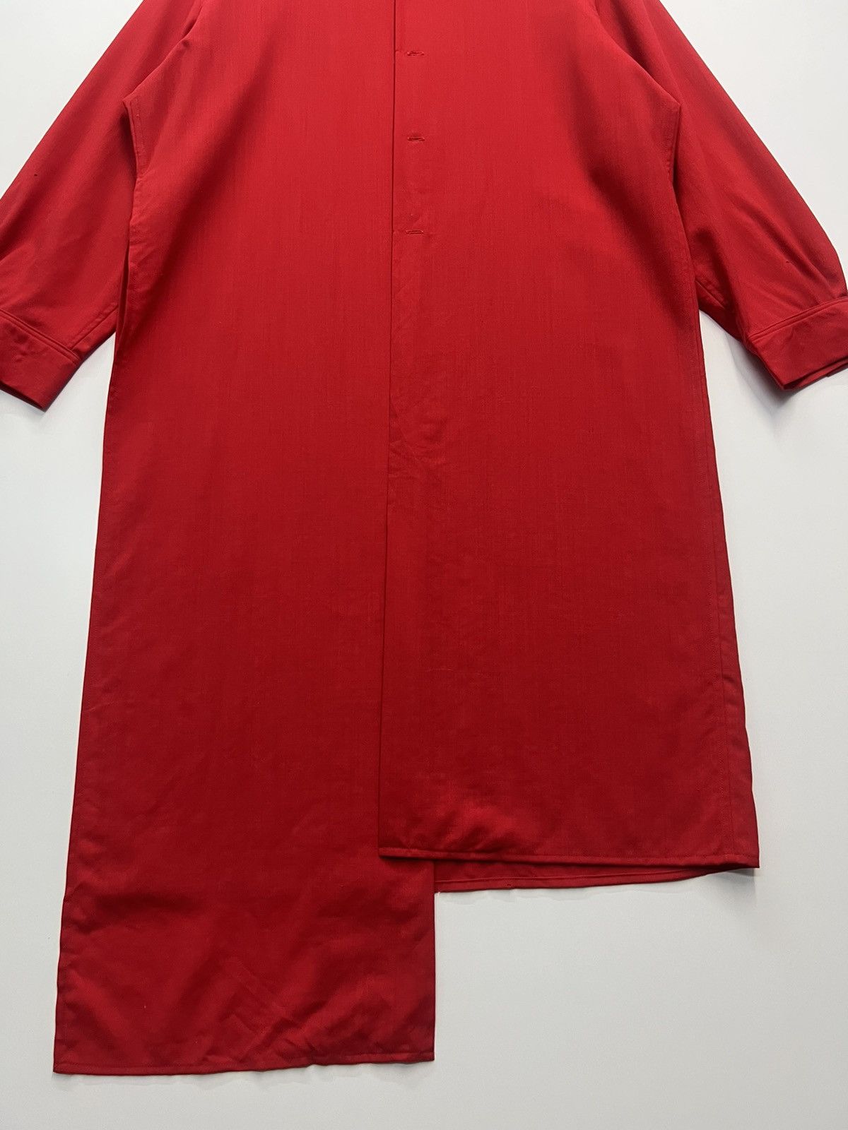 Yohji Yamamoto YOHJI YAMAMOTO RED OVER BLOUSE Size S / US 4 / IT 40 - 4 Thumbnail
