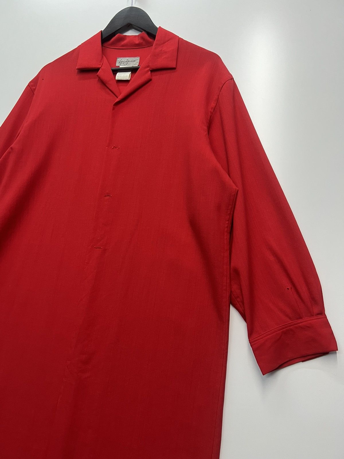 Yohji Yamamoto YOHJI YAMAMOTO RED OVER BLOUSE Size S / US 4 / IT 40 - 3 Thumbnail