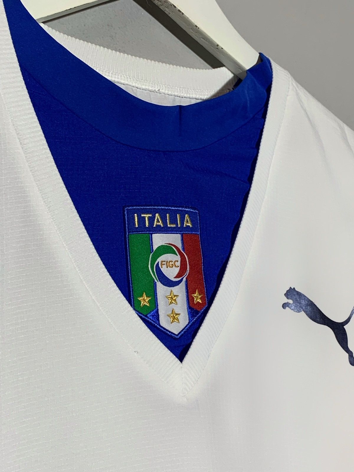 Puma × Vintage National Team Italy Puma 2006 Y2k Streetwear Football Shirt Size US L / EU 52-54 / 3 - 3 Thumbnail