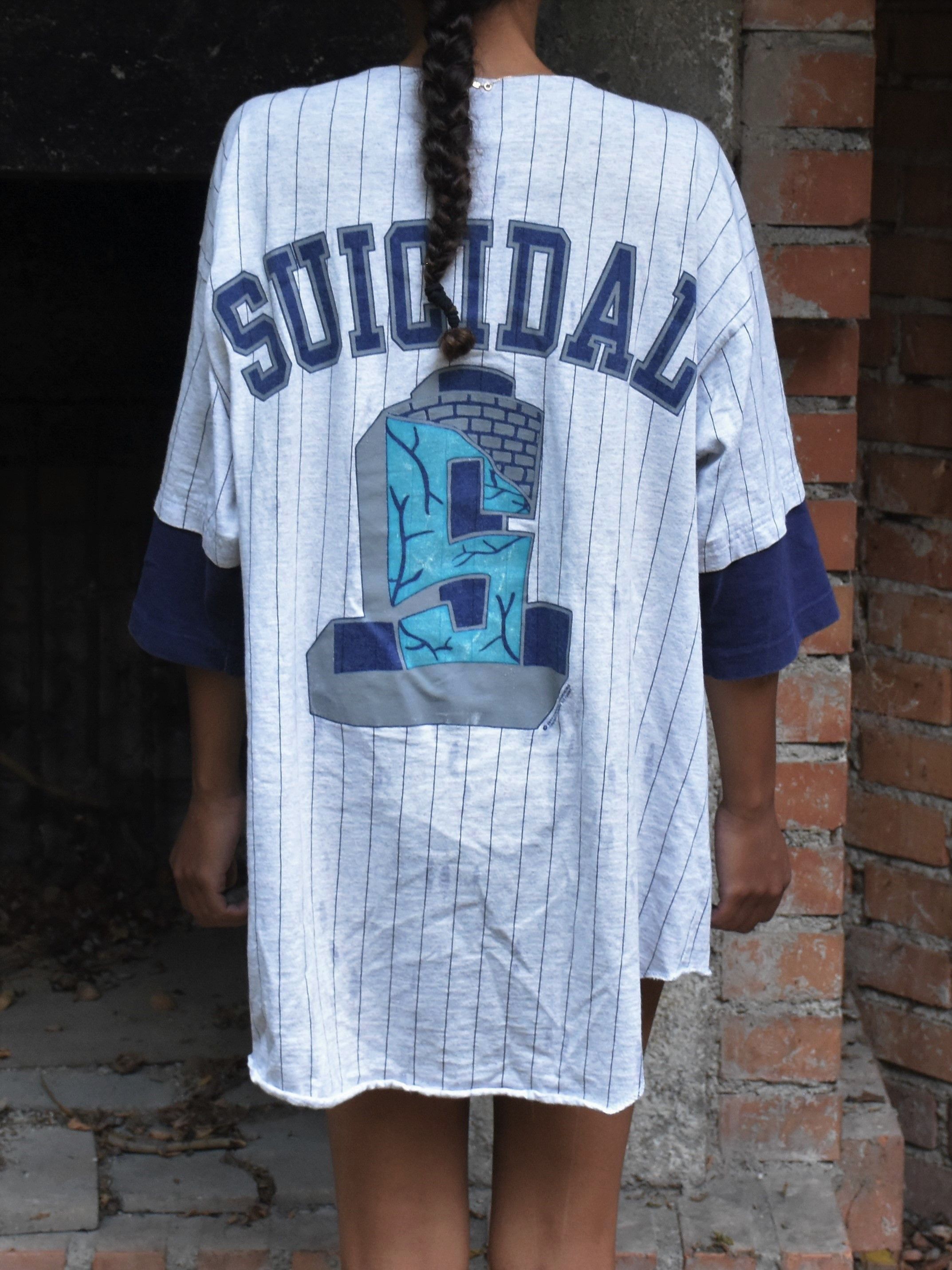 Band Tees OG 1993 Vintage Suicidal Tendencies jersey t-shirt baseball Size US XL / EU 56 / 4 - 1 Thumbnail