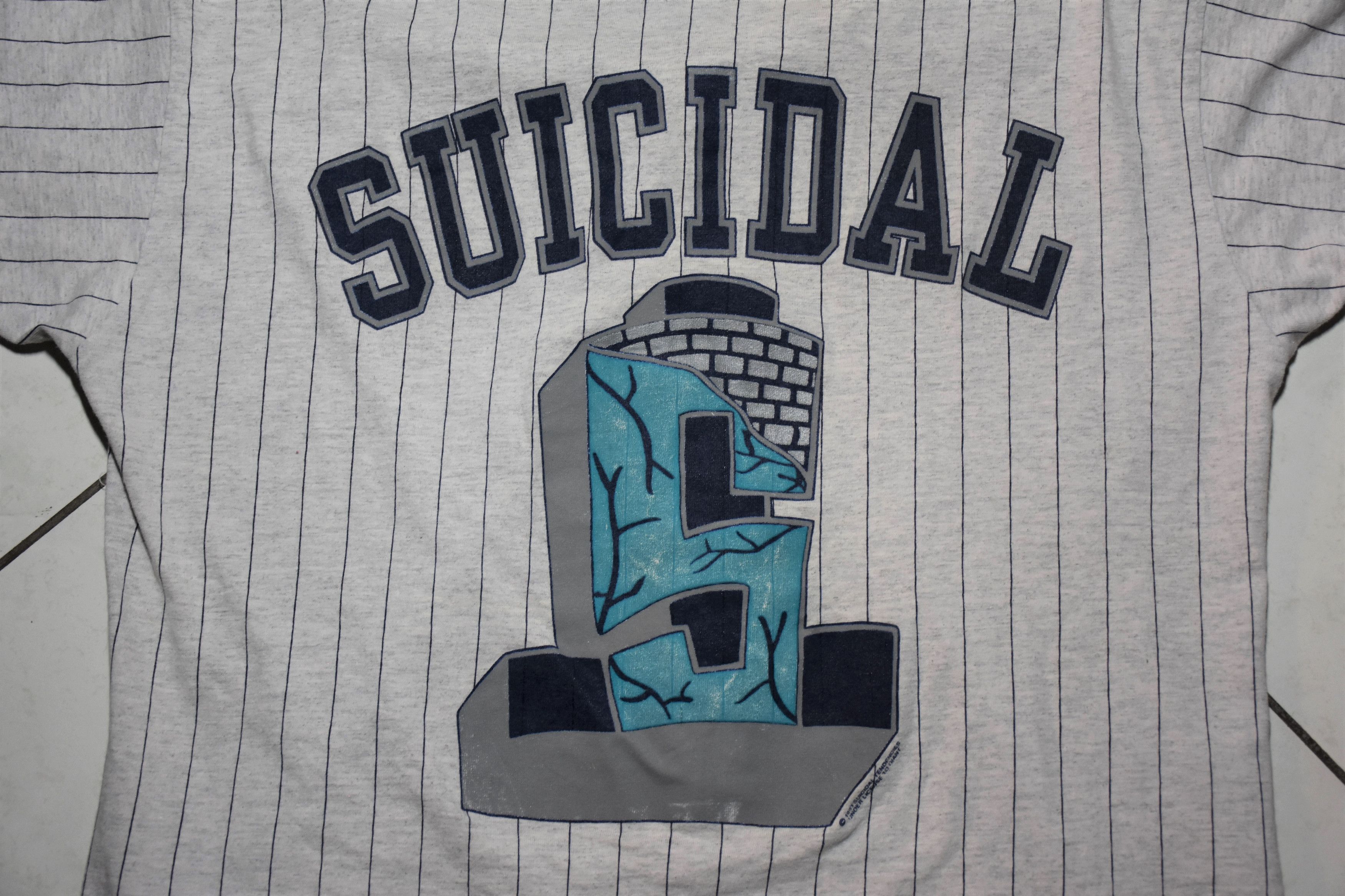 Band Tees OG 1993 Vintage Suicidal Tendencies jersey t-shirt baseball Size US XL / EU 56 / 4 - 4 Thumbnail