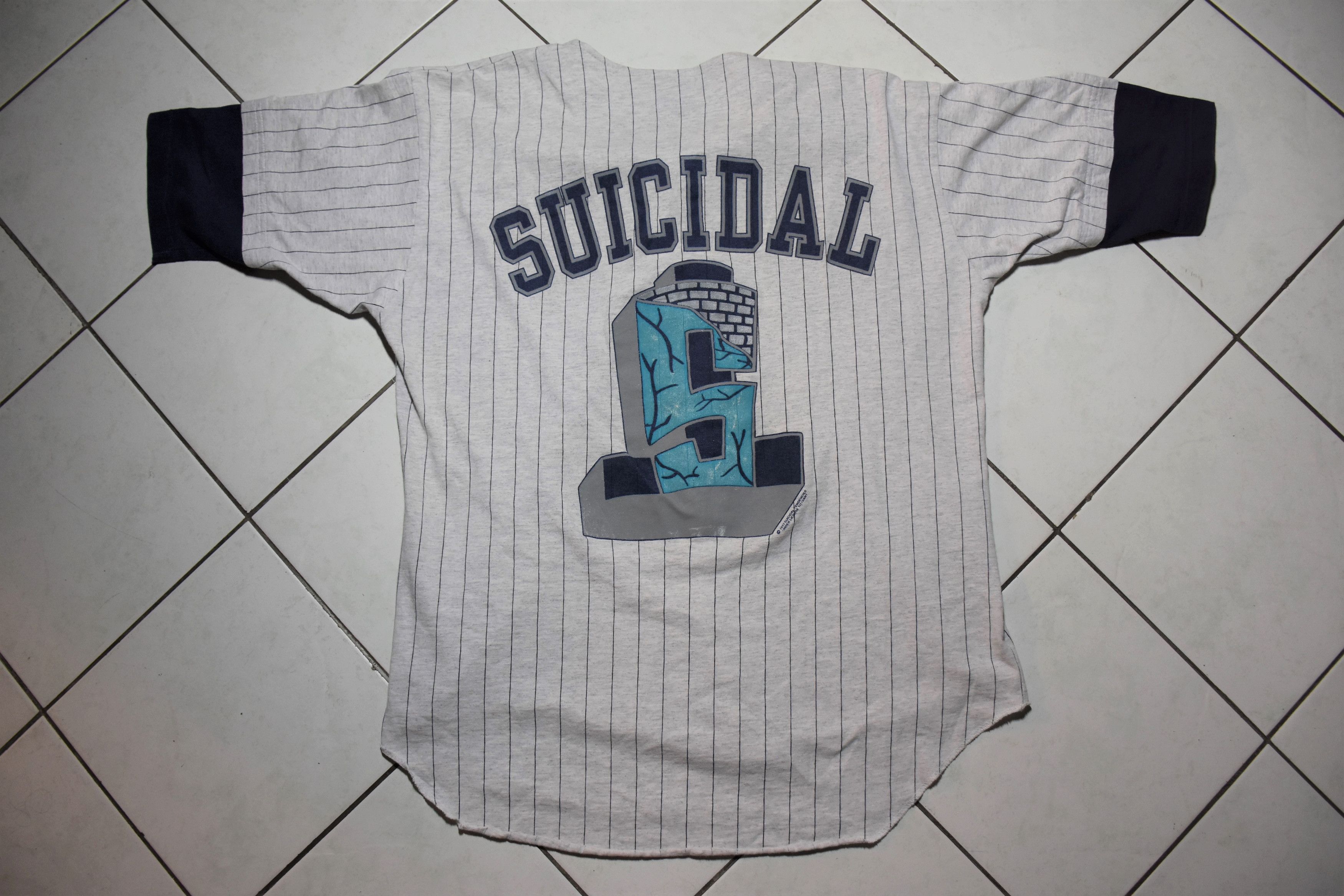 Band Tees OG 1993 Vintage Suicidal Tendencies jersey t-shirt baseball Size US XL / EU 56 / 4 - 3 Thumbnail