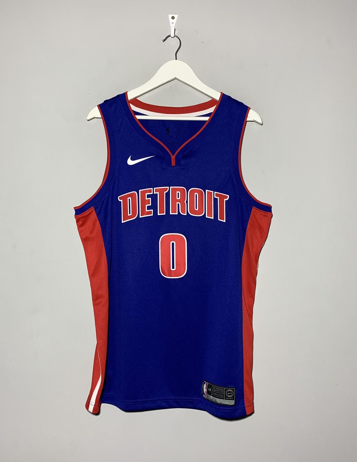 NBA × Nike #0 Drummond NBA Nike Detroit Y2k Basketball Jersey Size US L / EU 52-54 / 3 - 1 Thumbnail