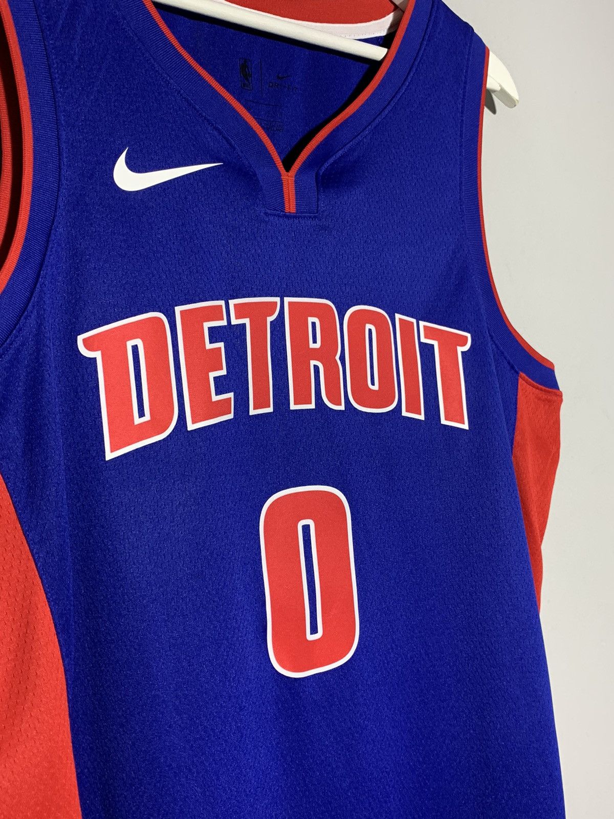 NBA × Nike #0 Drummond NBA Nike Detroit Y2k Basketball Jersey Size US L / EU 52-54 / 3 - 4 Thumbnail