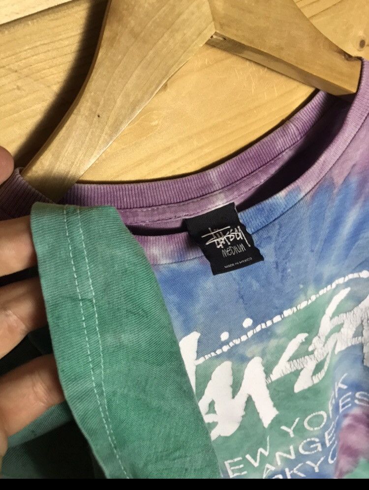 Stussy Stussy big logo tie dye t-shirt Size US M / EU 48-50 / 2 - 7 Thumbnail