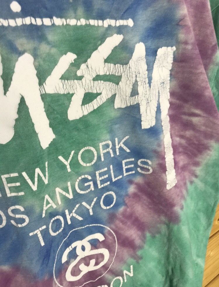 Stussy Stussy big logo tie dye t-shirt Size US M / EU 48-50 / 2 - 6 Thumbnail