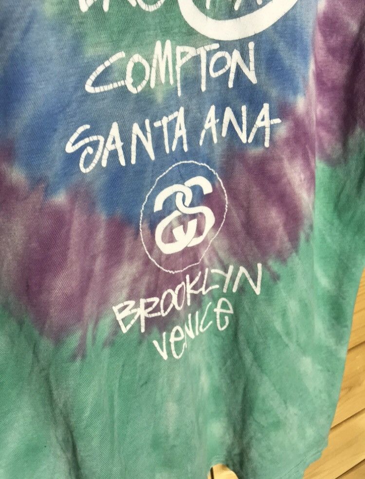 Stussy Stussy big logo tie dye t-shirt Size US M / EU 48-50 / 2 - 12 Thumbnail