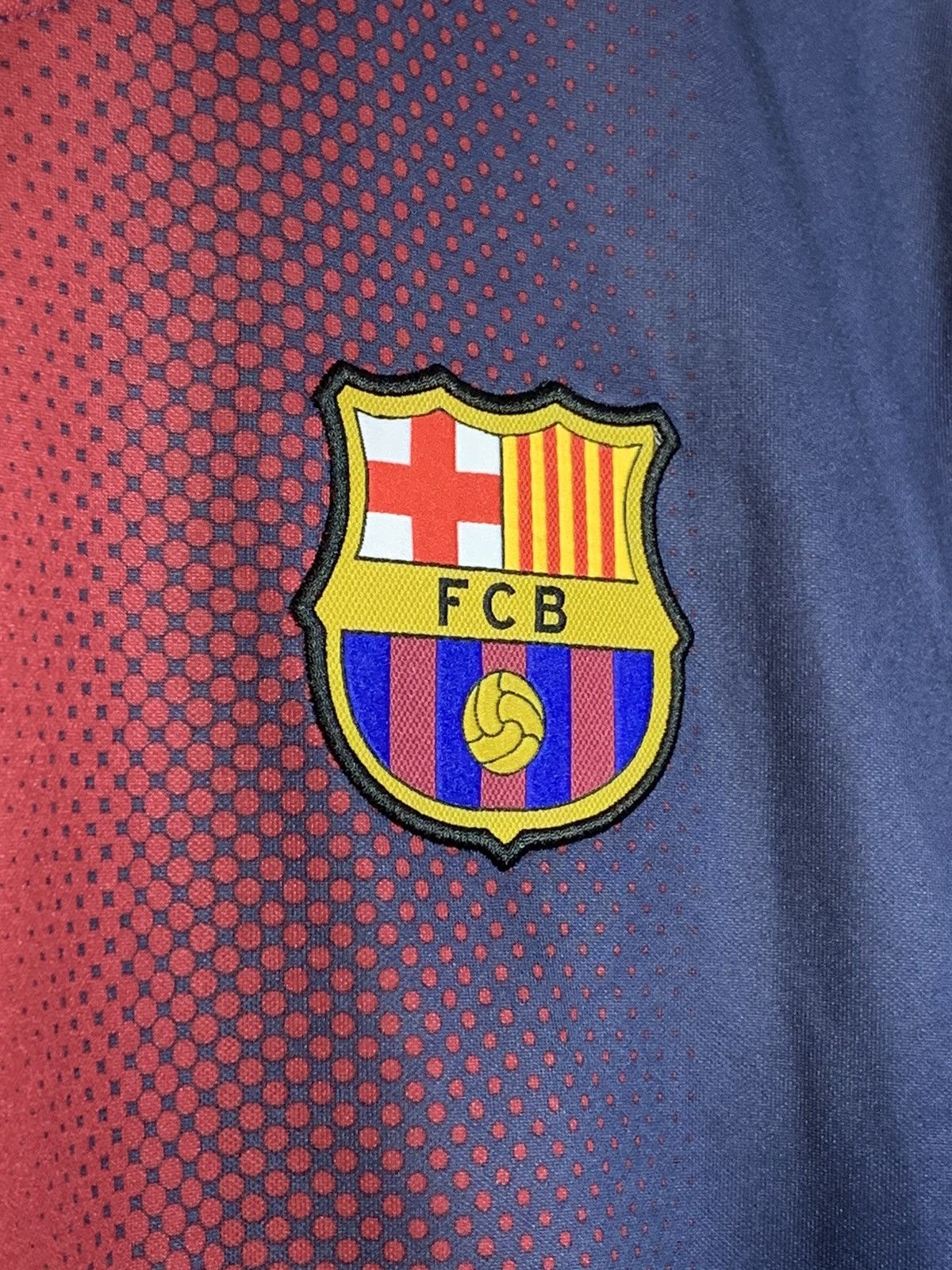 Nike × Vintage F.C Barcelona 2012/13 Nike Y2k Blokecore Football Shirt Size US XL / EU 56 / 4 - 4 Thumbnail