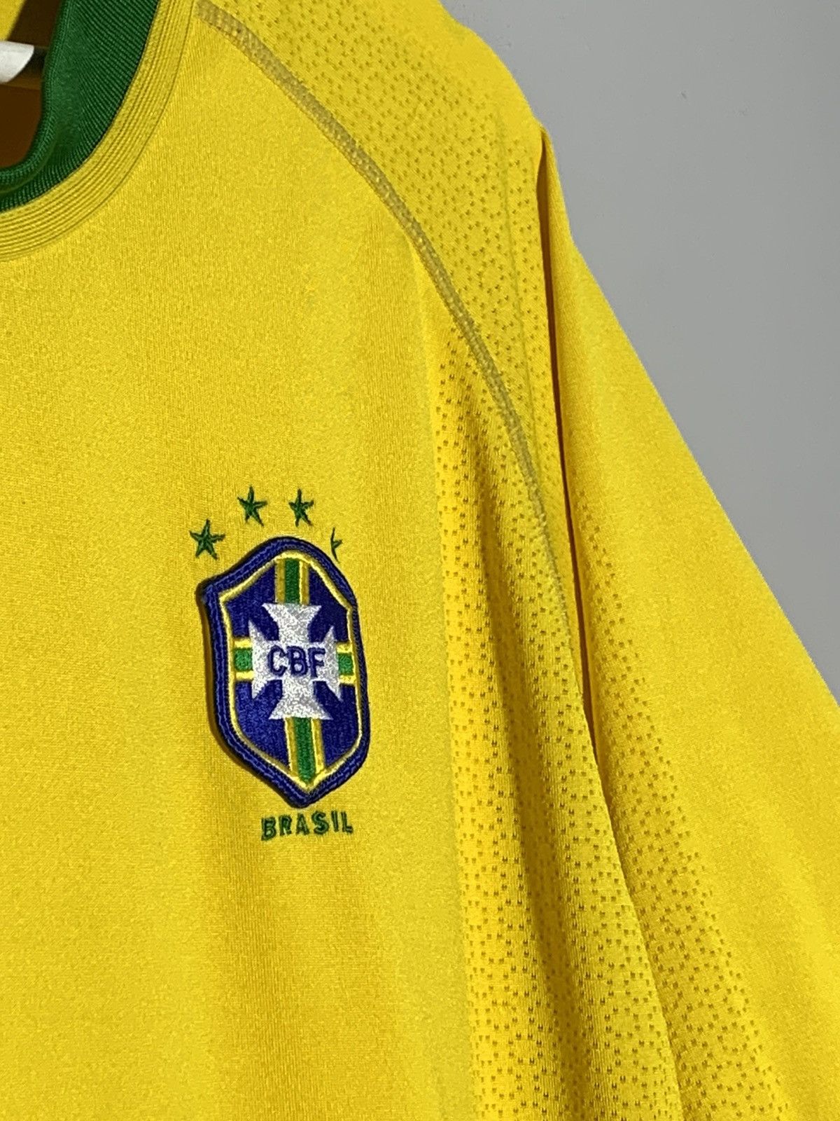 Nike × Vintage Brazil 2000 Nike Vintage Y2k Streetwear Style Football Shirt Size US XL / EU 56 / 4 - 3 Thumbnail