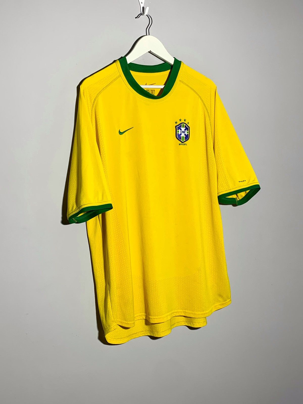 Nike × Vintage Brazil 2000 Nike Vintage Y2k Streetwear Style Football Shirt Size US XL / EU 56 / 4 - 2 Thumbnail
