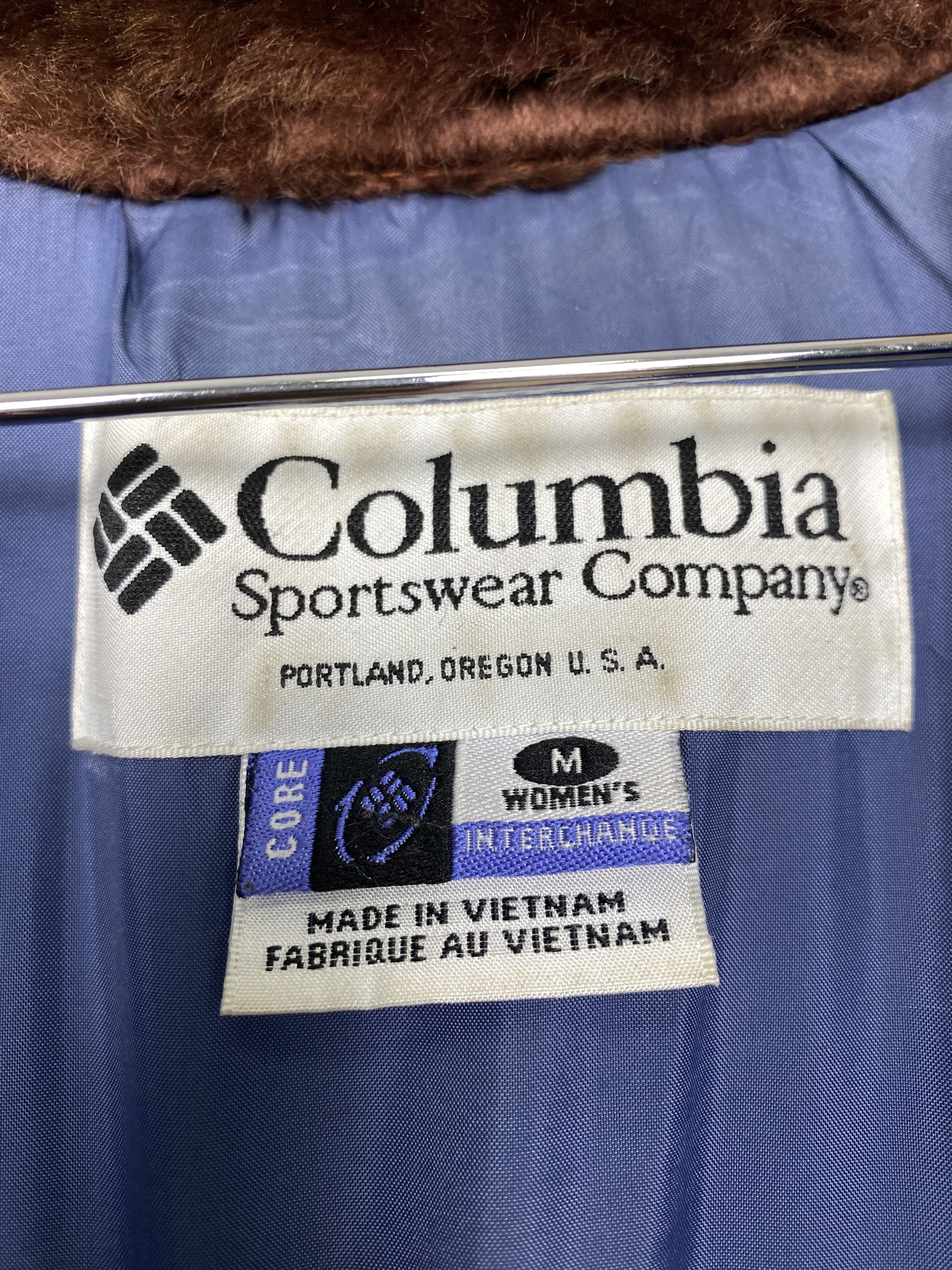 Columbia Vintage Columbia Sherpa Collar Puffer Lining Nylon Vests Size US M / EU 48-50 / 2 - 7 Thumbnail