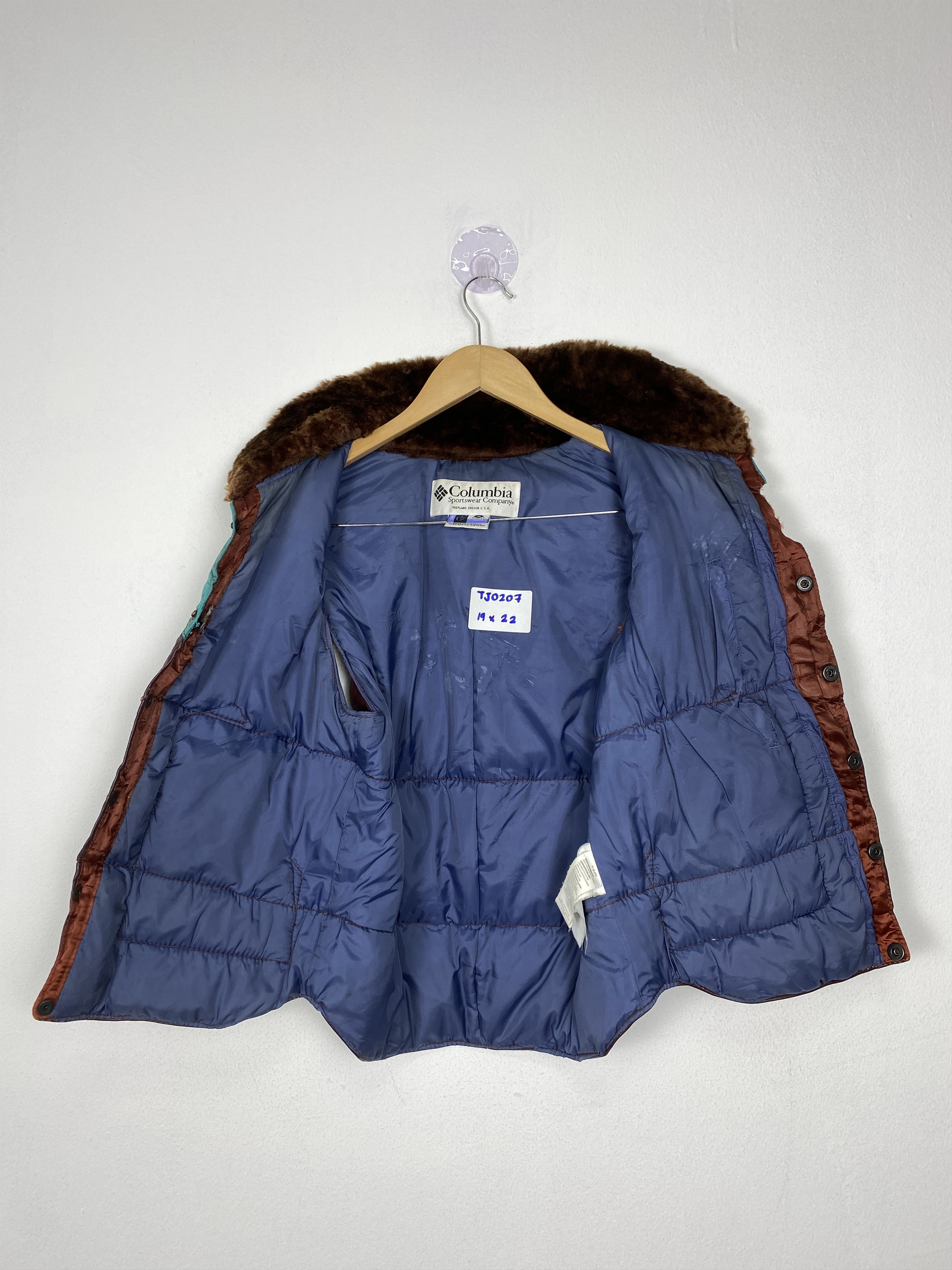 Columbia Vintage Columbia Sherpa Collar Puffer Lining Nylon Vests Size US M / EU 48-50 / 2 - 4 Thumbnail