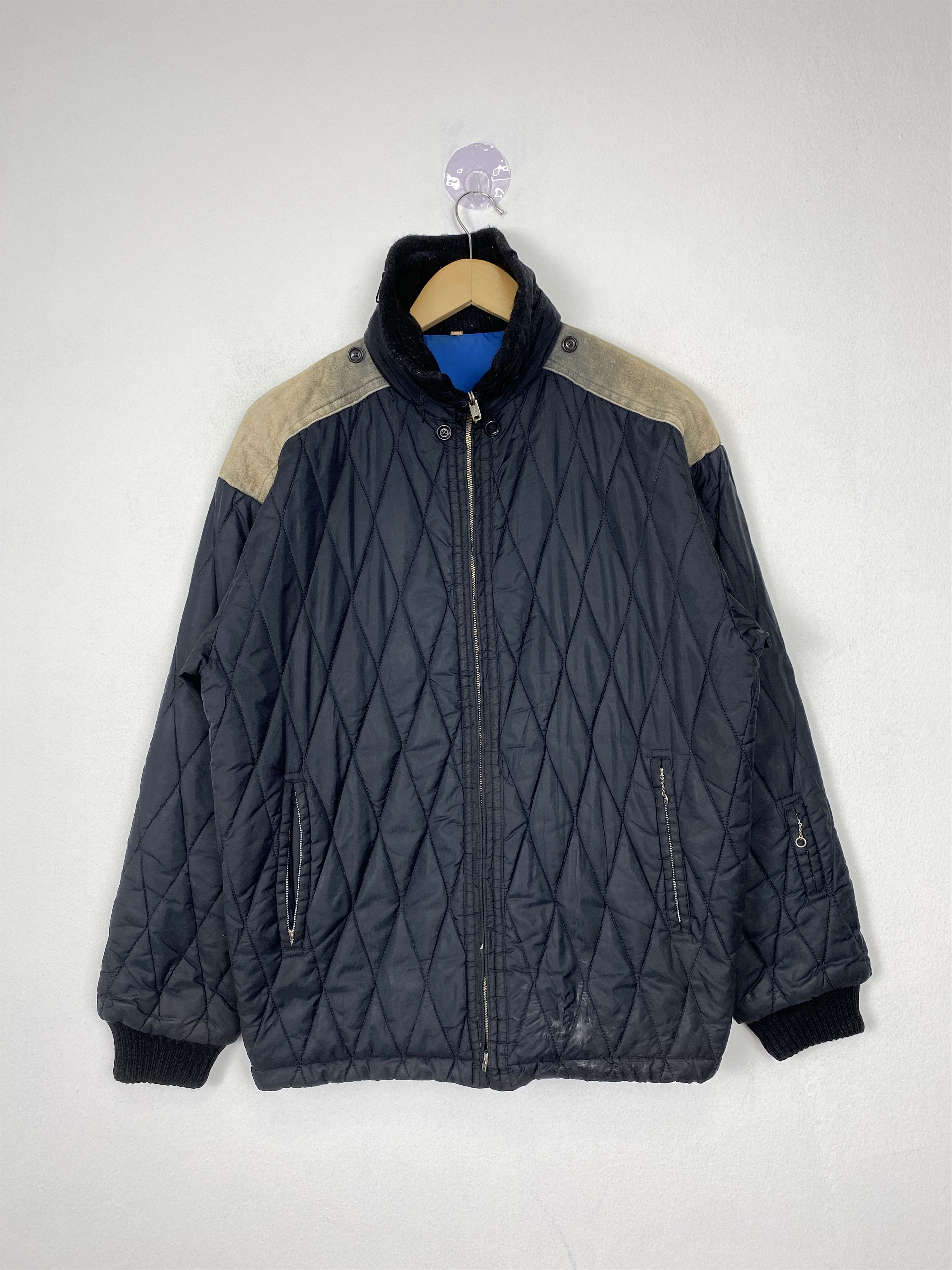 Japanese Brand Vintage Valio Quilted Reversible Light Jacket Size US L / EU 52-54 / 3 - 1 Thumbnail
