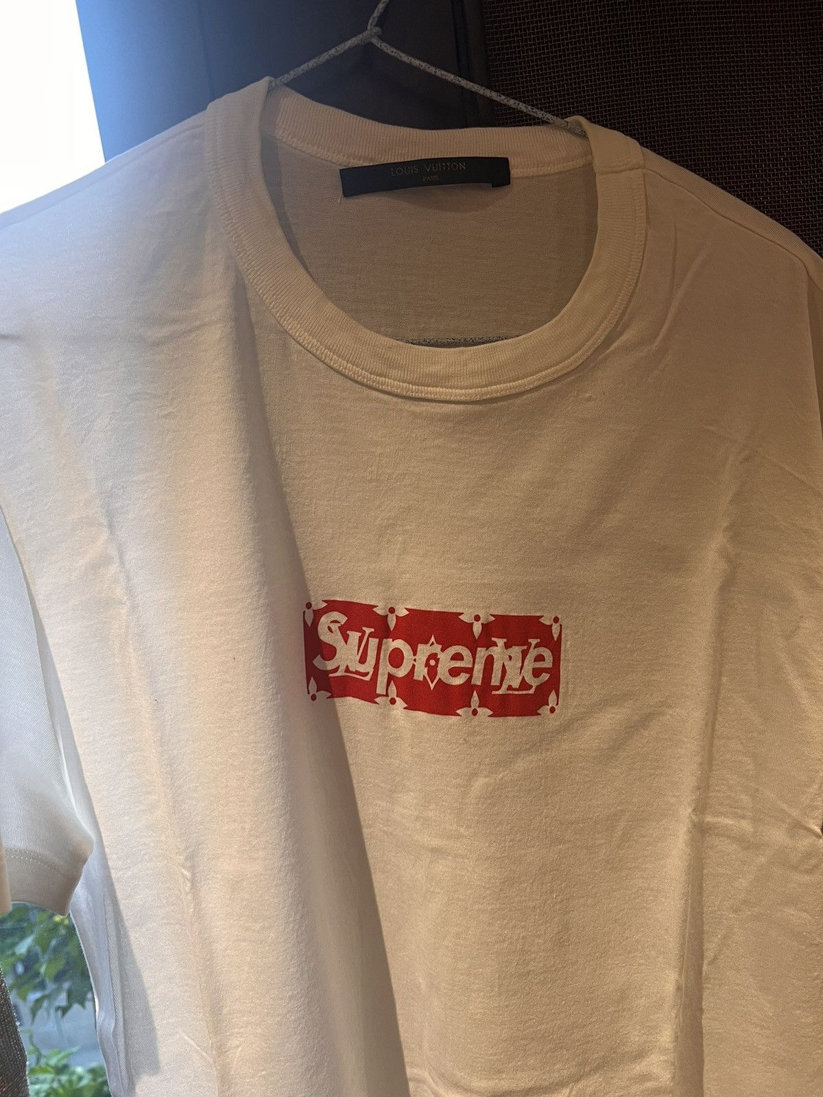 Louis Vuitton × Supreme LV X Supreme TShirt Size US S / EU 44-46 / 1 - 2 Thumbnail