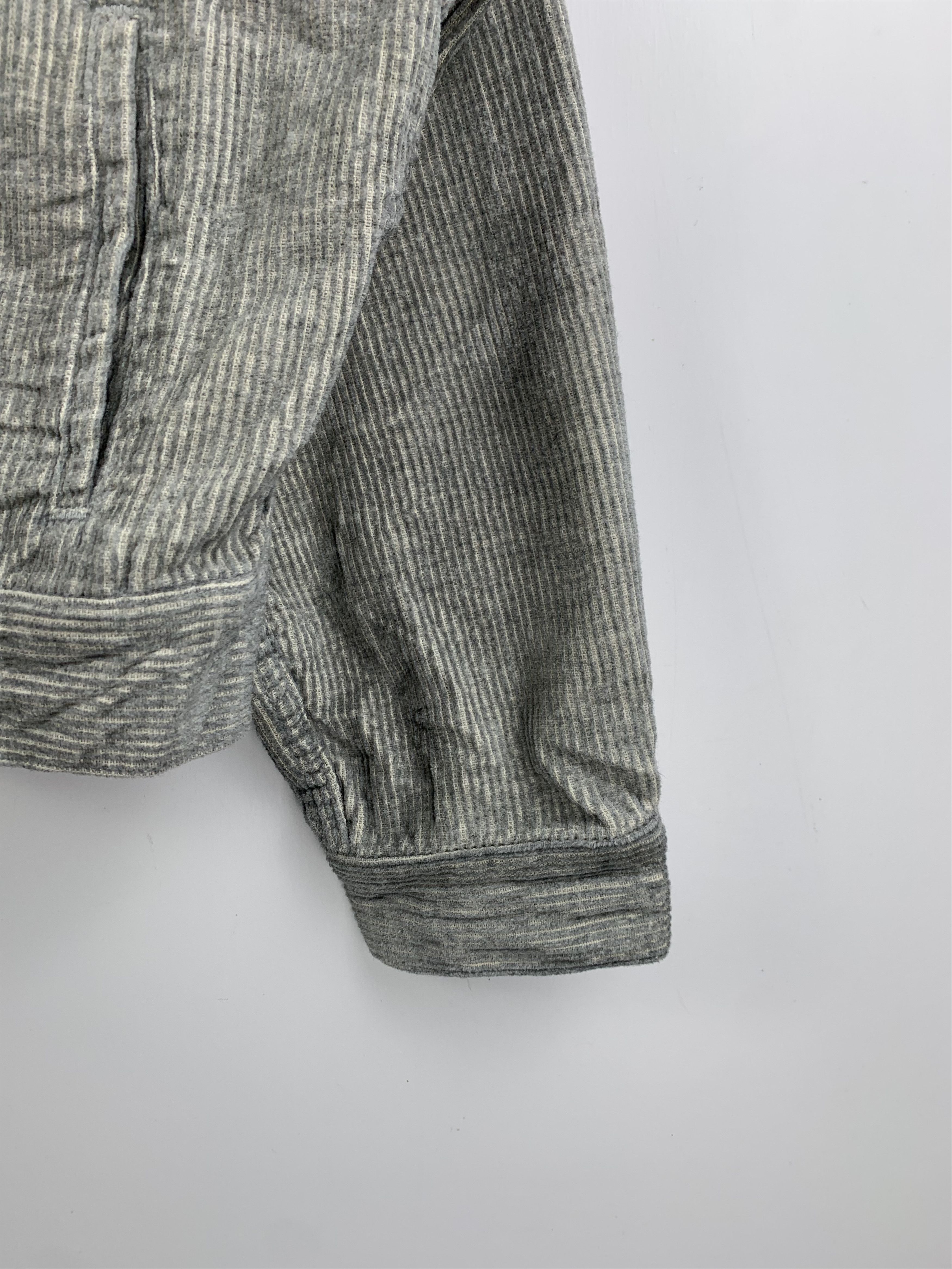Vintage Vintage EARTH Button Up Velvet Finish Denim Bomber Jacket Size US M / EU 48-50 / 2 - 7 Thumbnail